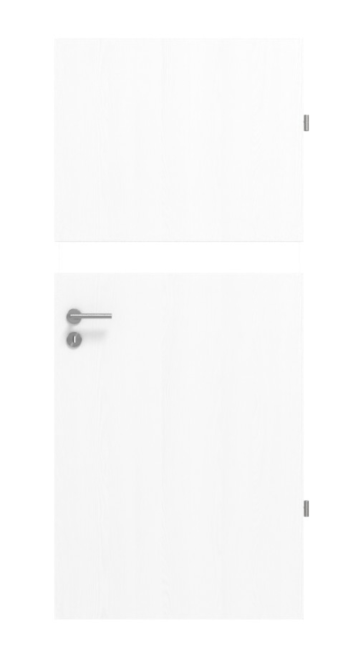 Frontansicht von Esche Weiß Pore Es 242 Portalit Innentür View Typ 2211 - Westag & Getalit