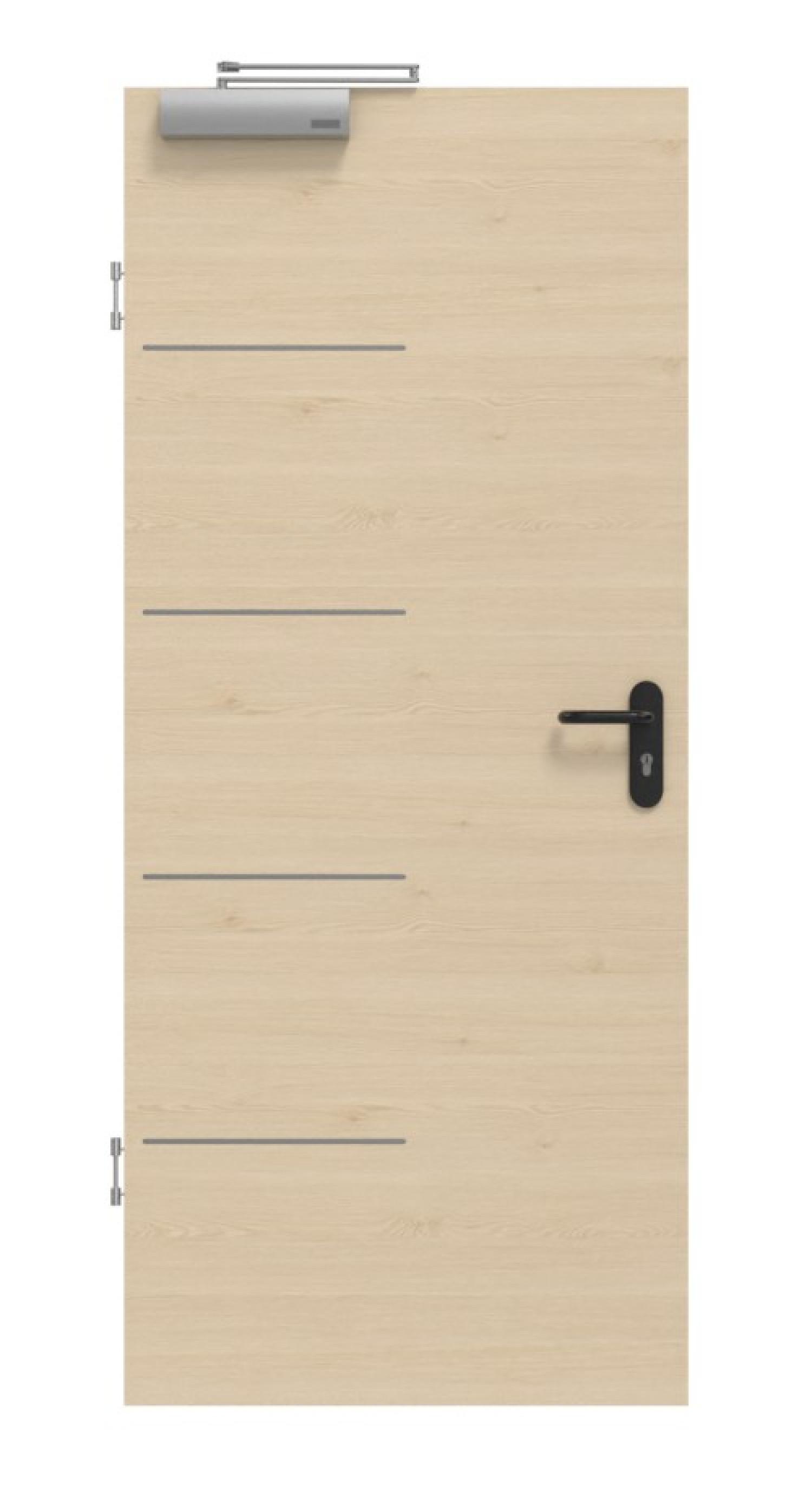 GARANT Rauchschutztür Corona 734 Quer Authentic Sand CePaL