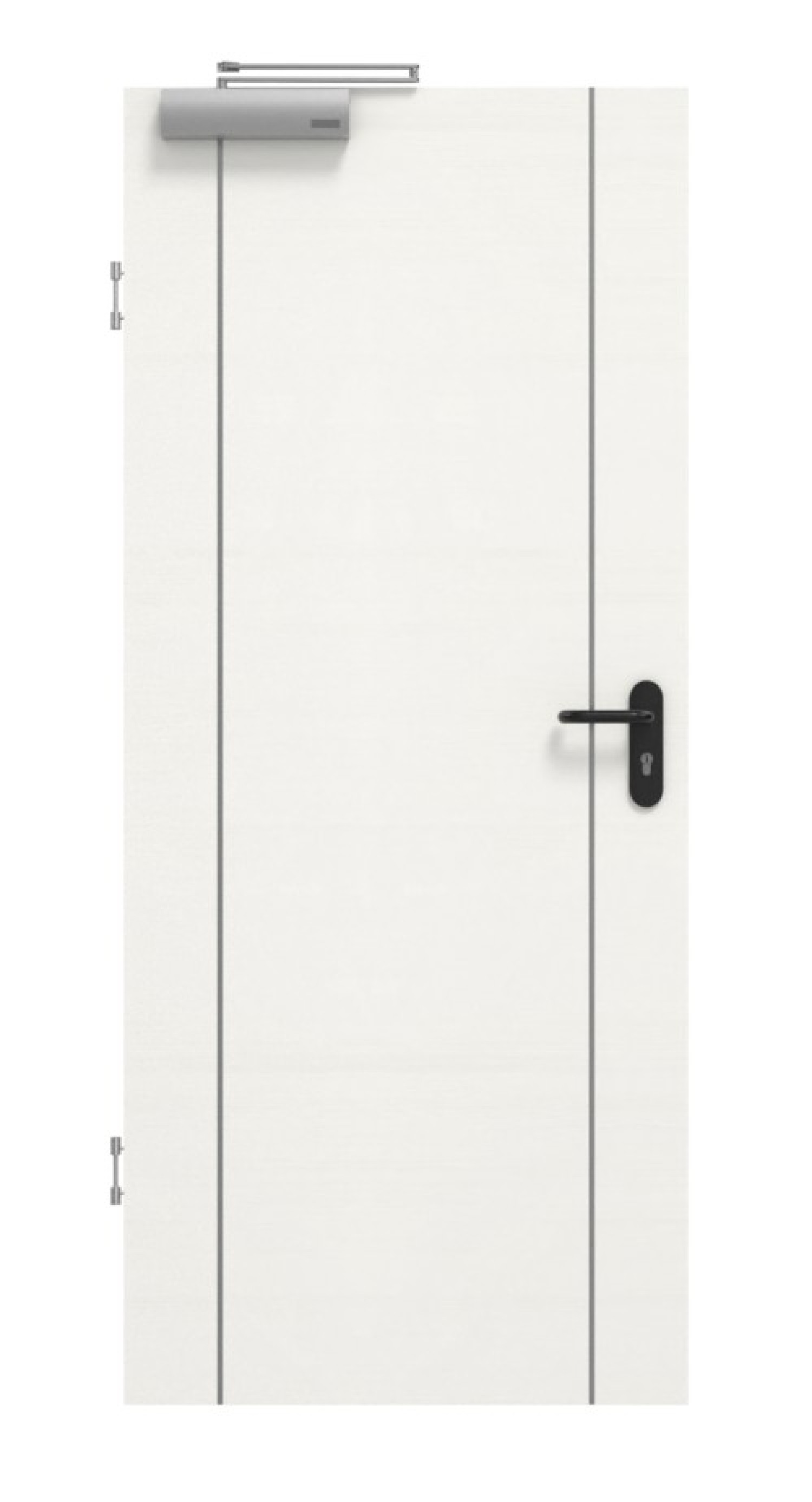 GARANT Rauchschutztür Corona 751 Quer Authentic Bianco CePaL