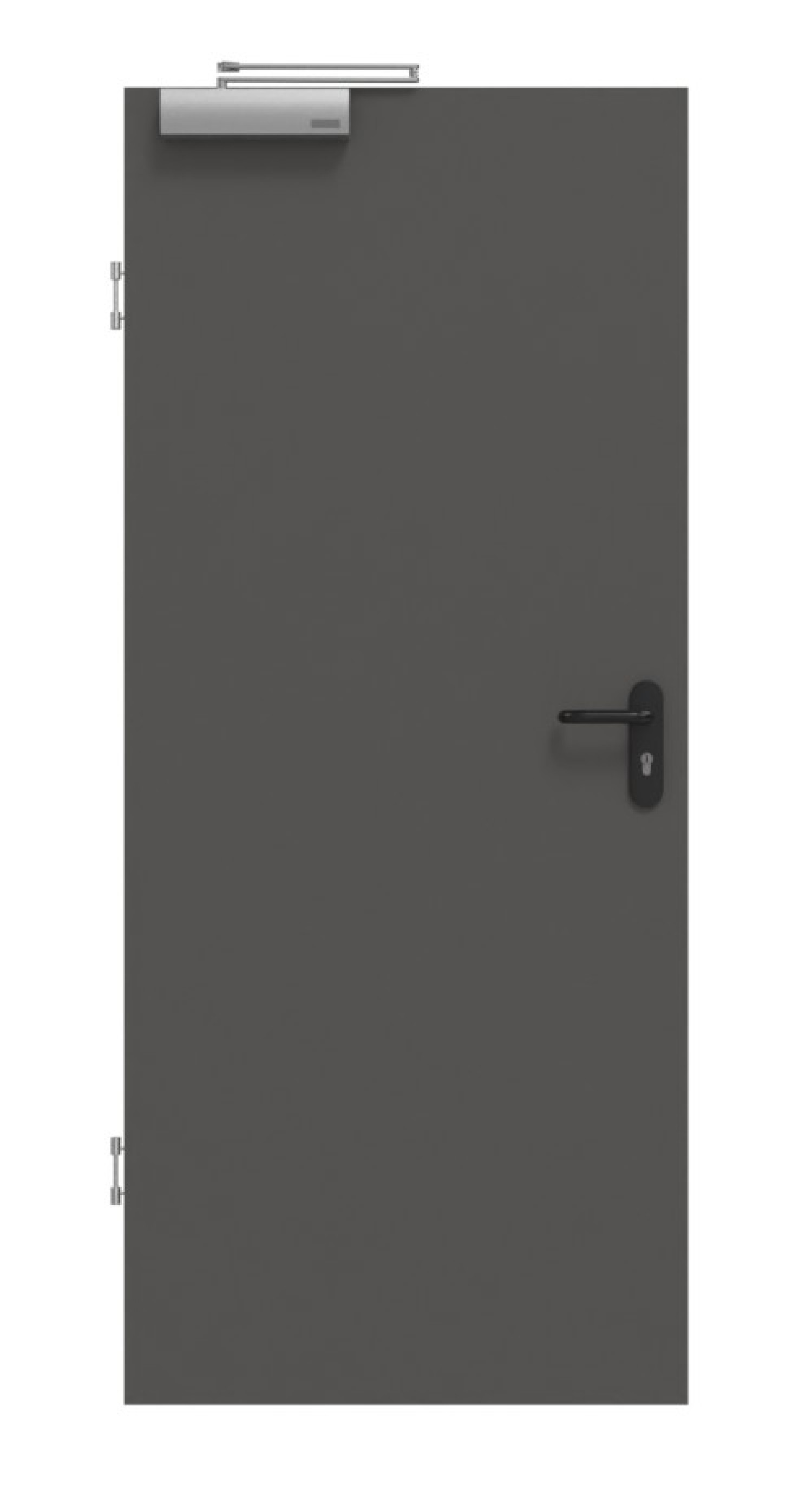 Frontansicht von GARANT Rauchschutztür 10622-60 Ebony CePaL
