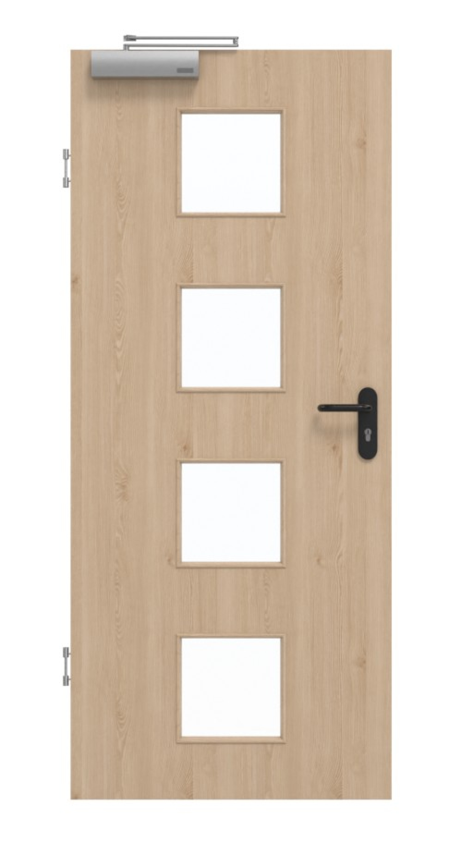 GARANT Rauchschutztür Authentic Achat CePaL mit Lichtausschnitt LA-10