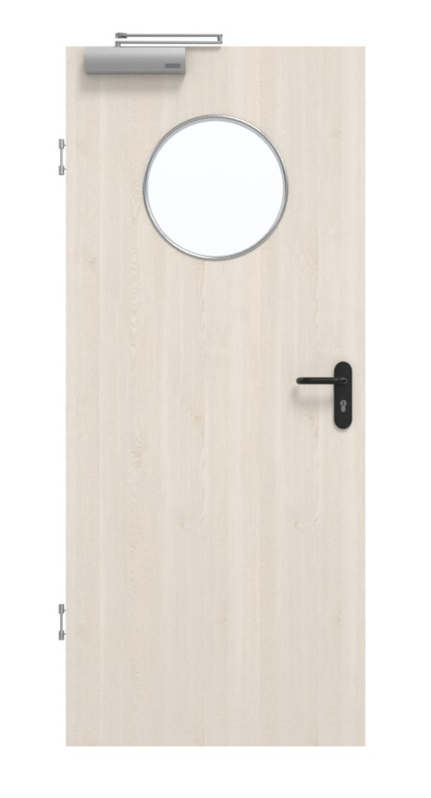 GARANT Rauchschutztür Authentic Perl GCK08 mit Lichtausschnitt LA-13