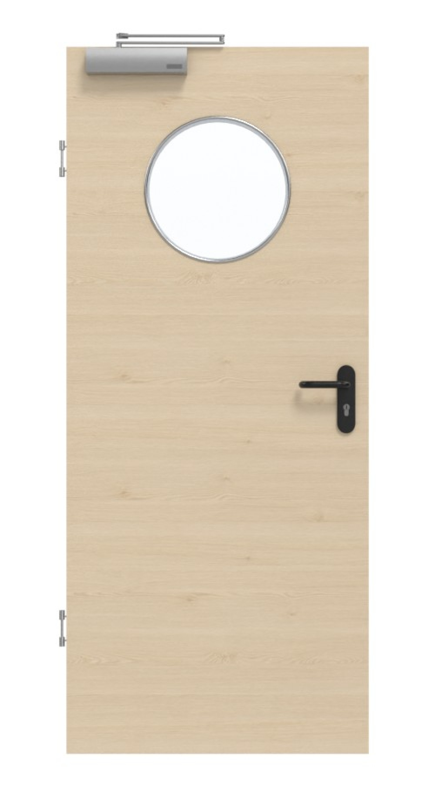 GARANT Rauchschutztür Quer Authentic Sand GCK08 mit Lichtausschnitt LA-13
