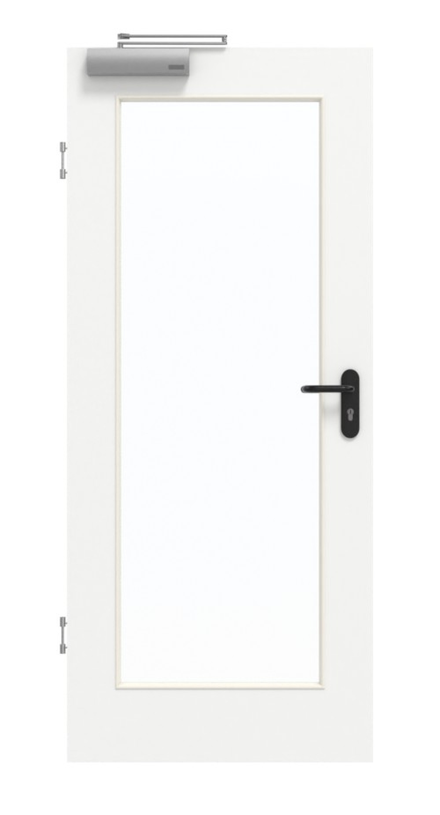 GARANT Rauchschutztür U11209SD Edelweiß GHK08 mit Lichtausschnitt LA-2