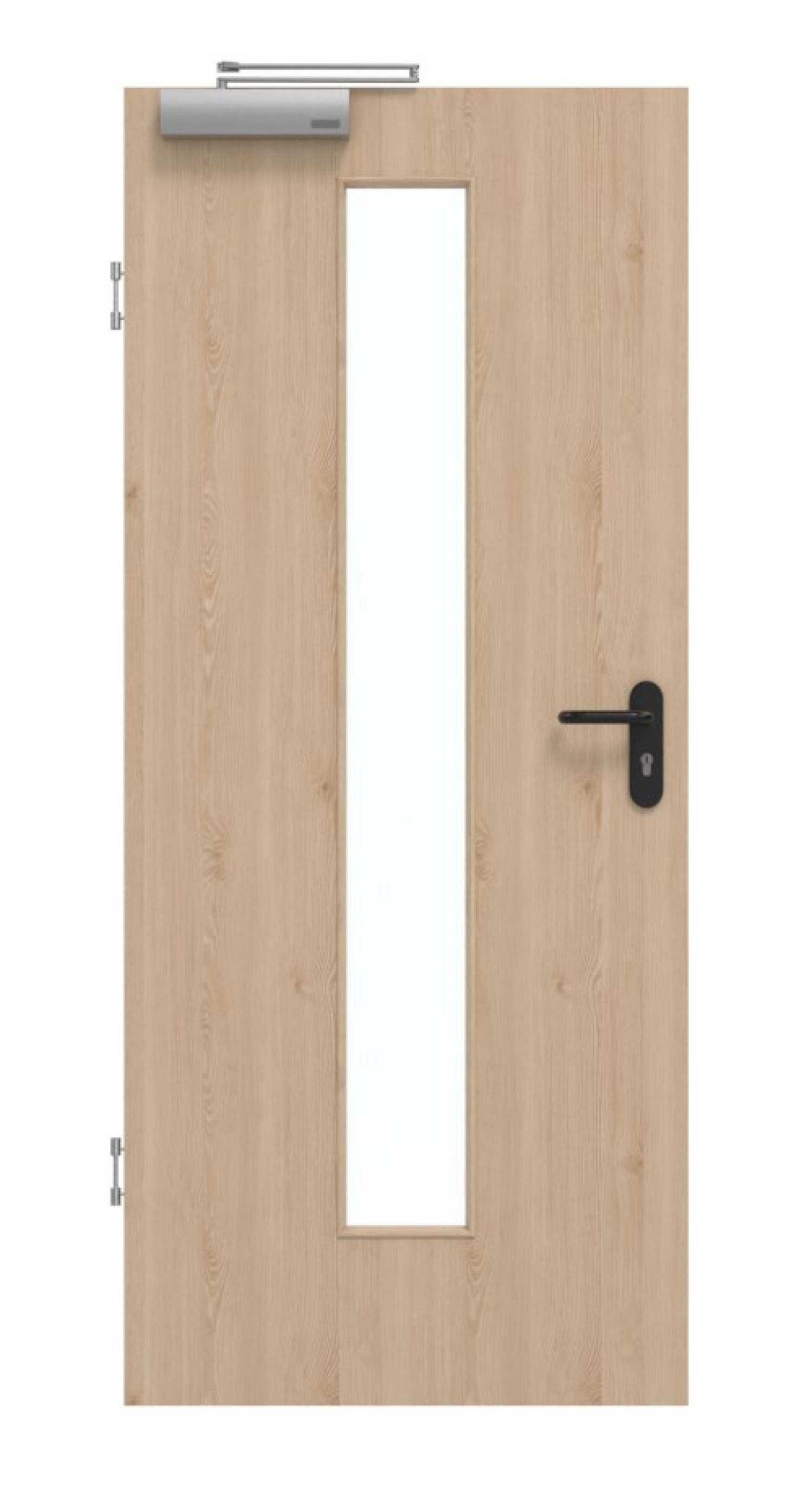 GARANT Rauchschutztür Authentic Achat GCK08 mit Lichtausschnitt LA-4 mittig
