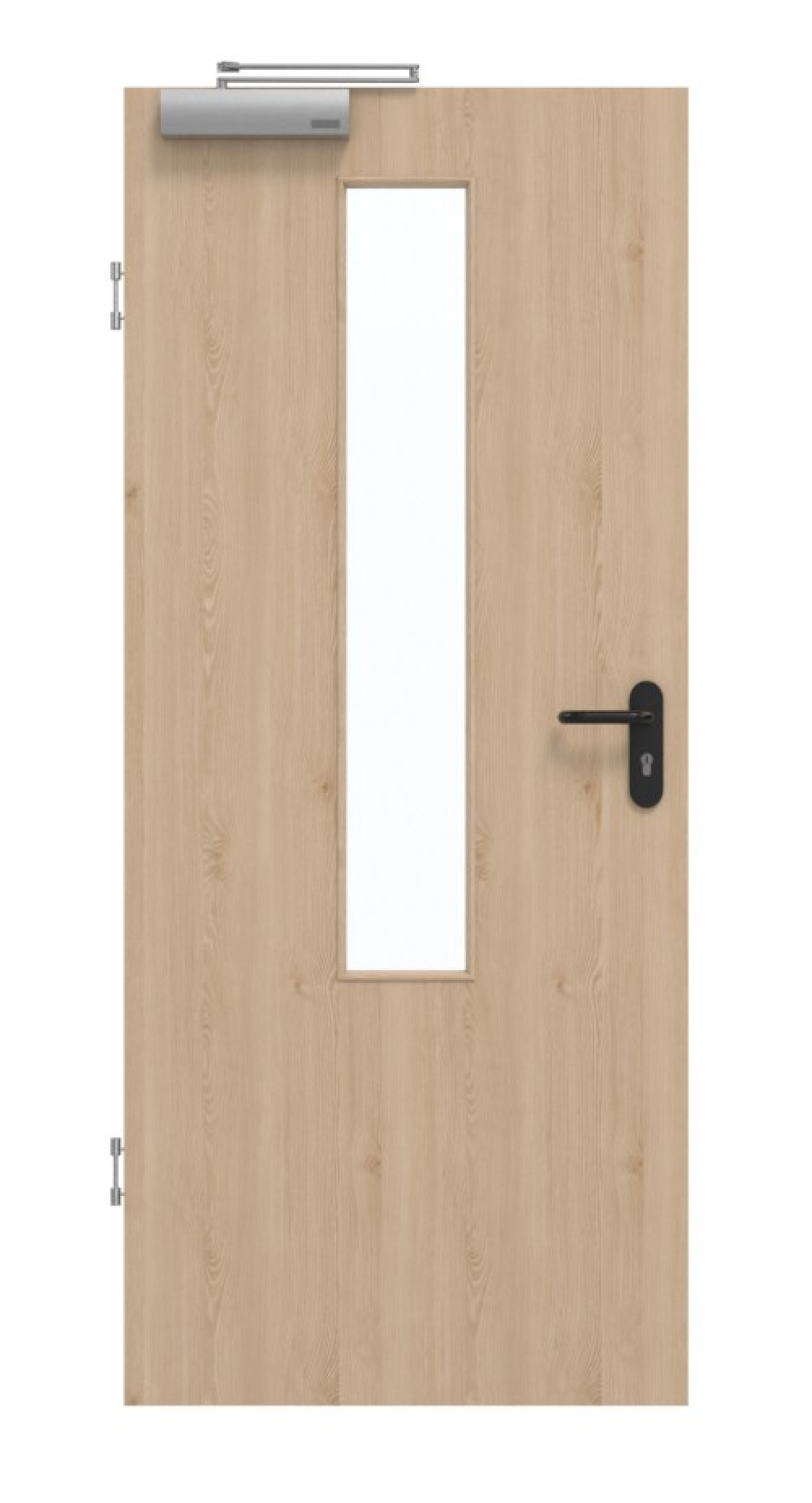 GARANT Rauchschutztür Authentic Achat GCK08 mit Lichtausschnitt LA-5 mittig