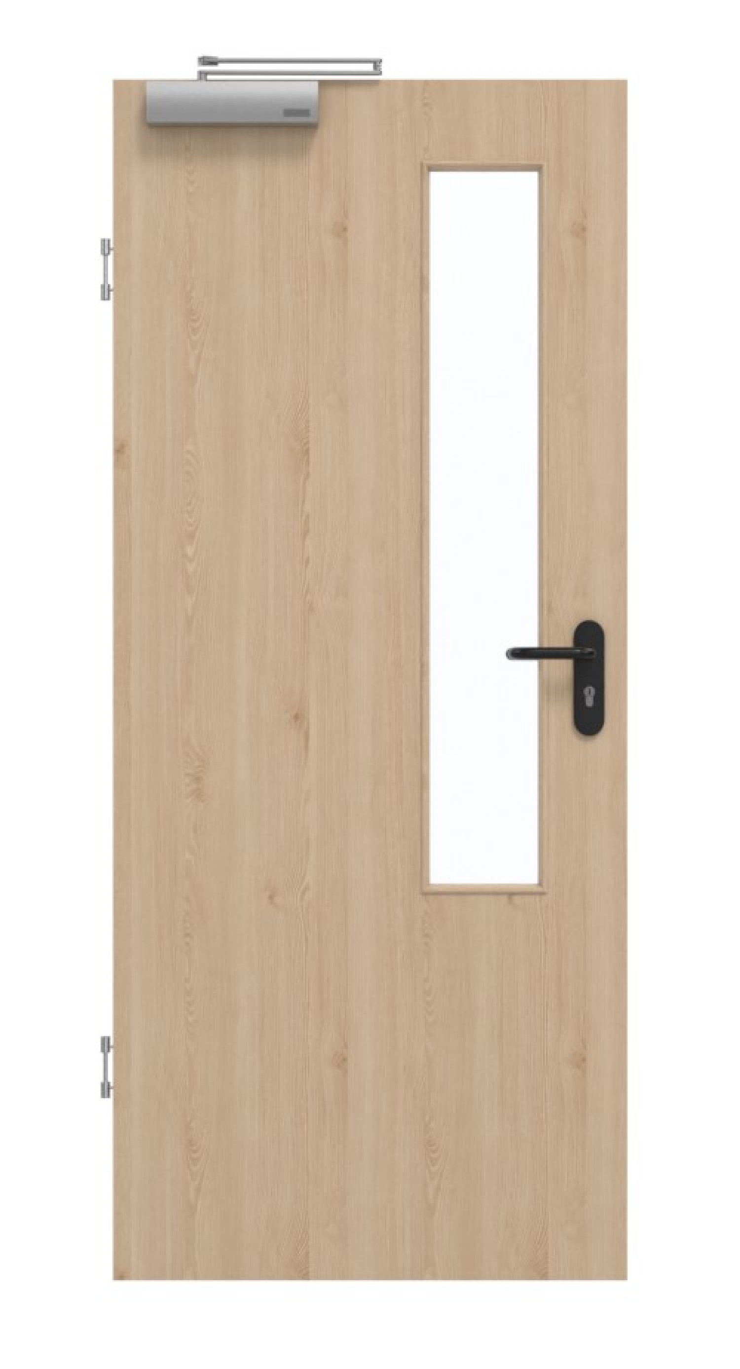 GARANT Rauchschutztür Authentic Achat GCK08 mit Lichtausschnitt LA-5 schlossseitig