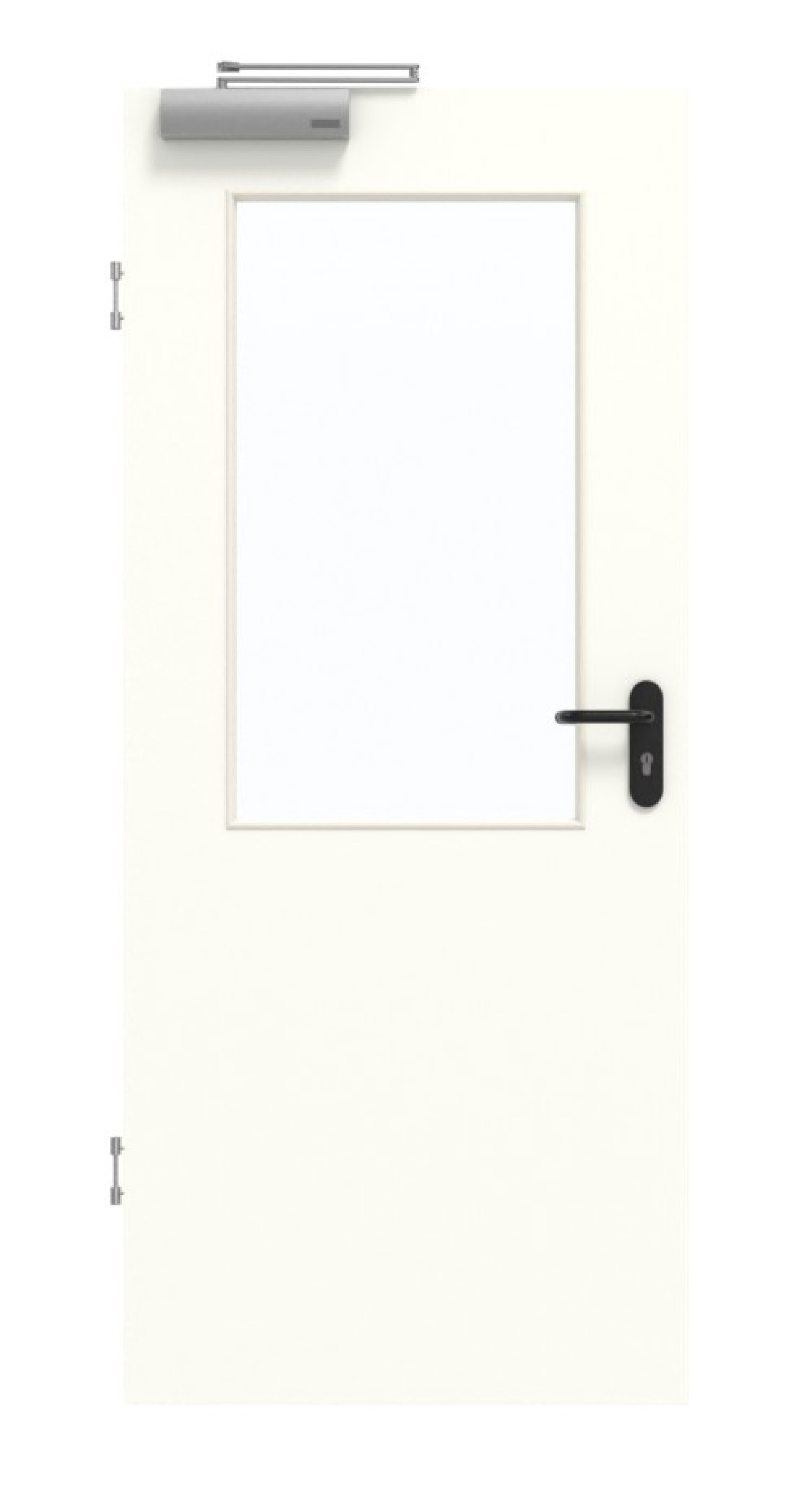 GARANT Rauchschutztür U11026SD Kristallweiß GHK08 mit Lichtausschnitt LA-6