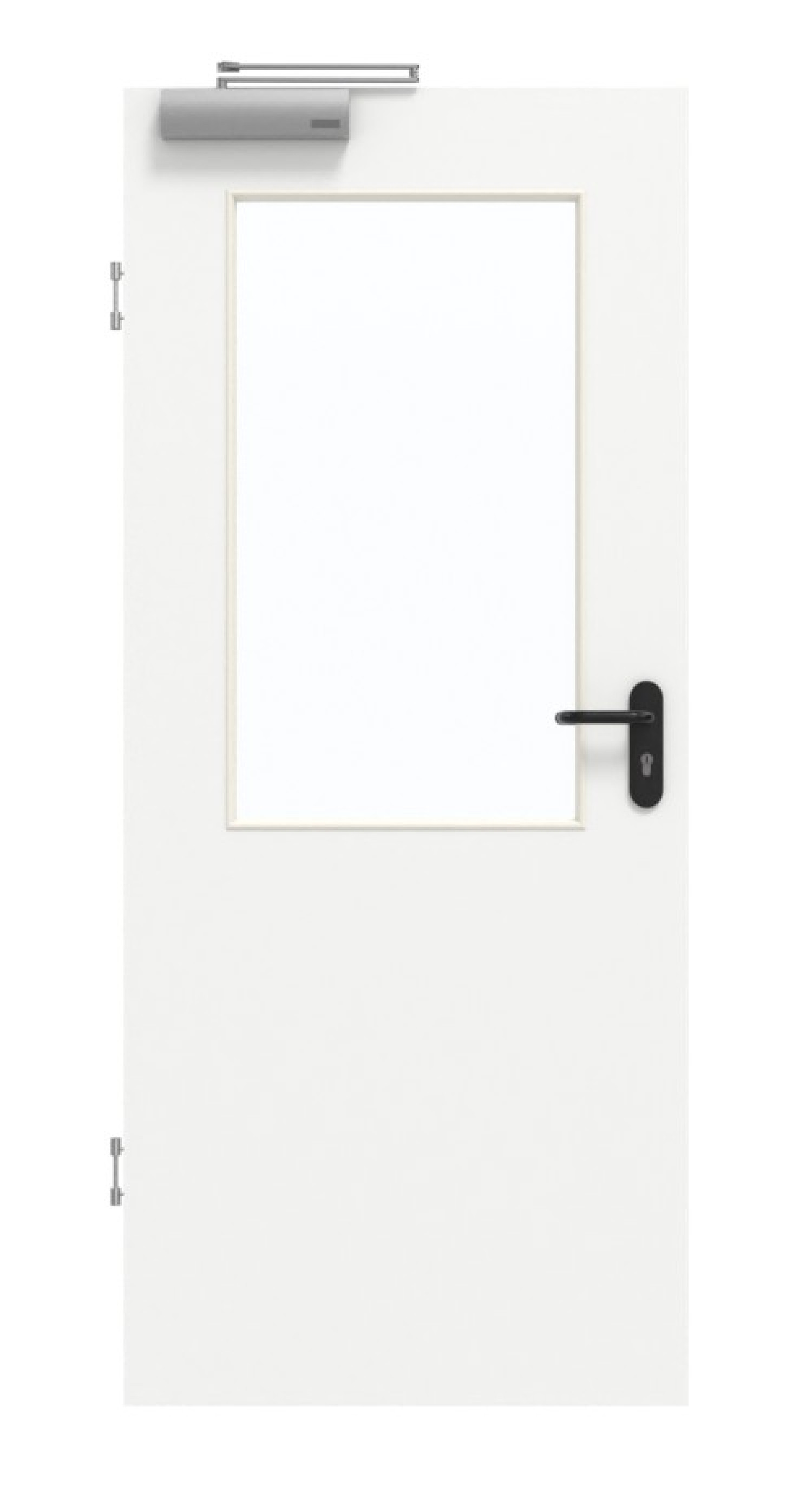 GARANT Rauchschutztür U11209SD Edelweiß GHK08 mit Lichtausschnitt LA-6