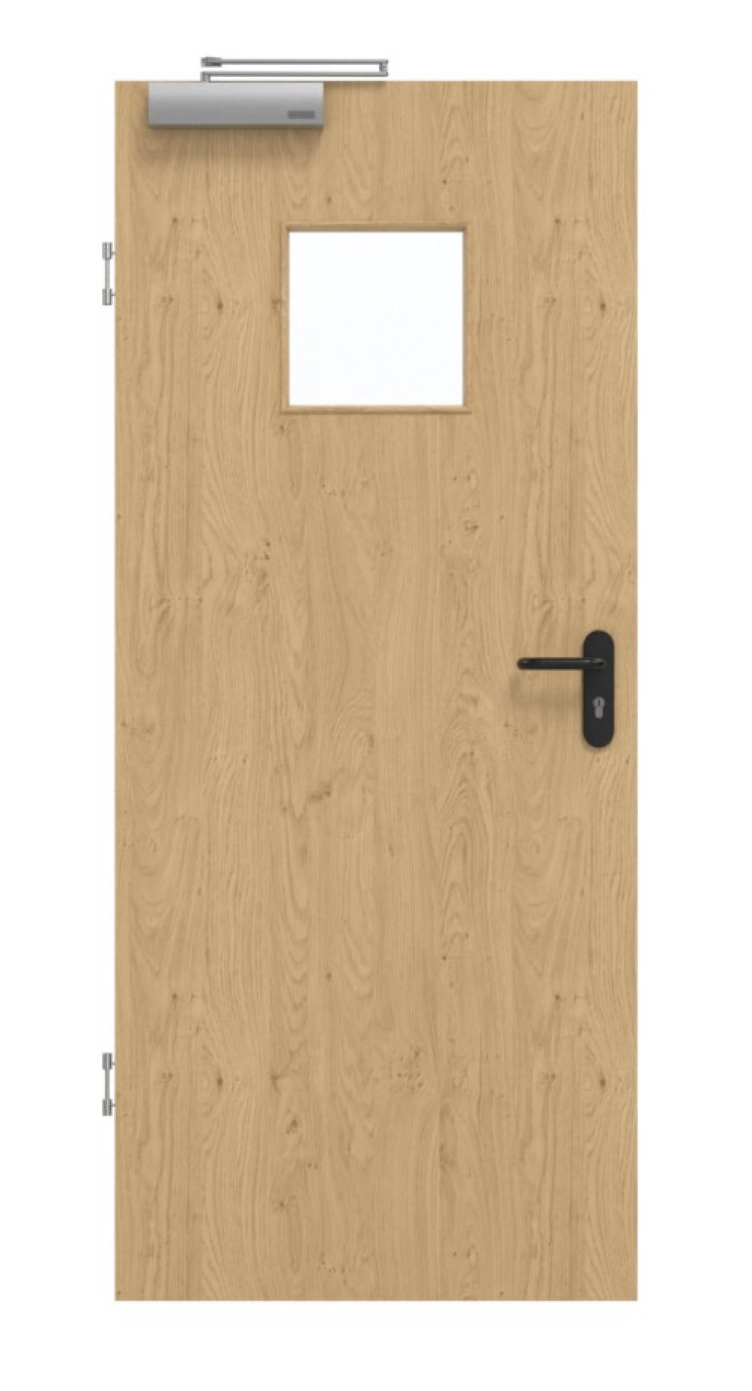 GARANT Rauchschutztür Authentic Asteiche GCK08 mit Lichtausschnitt LA-7