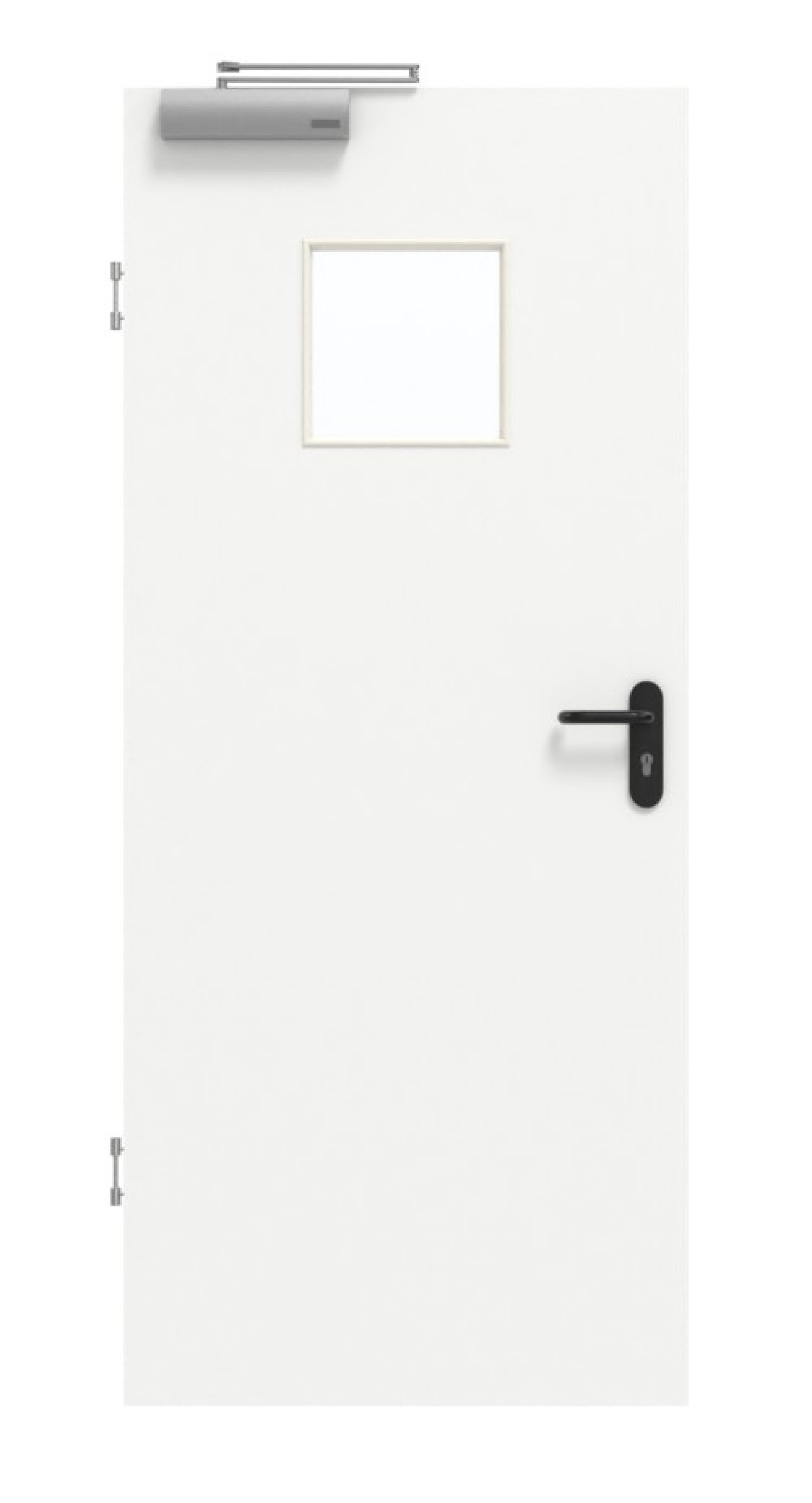 GARANT Rauchschutztür U11209SD Edelweiß GHK08 mit Lichtausschnitt LA-7