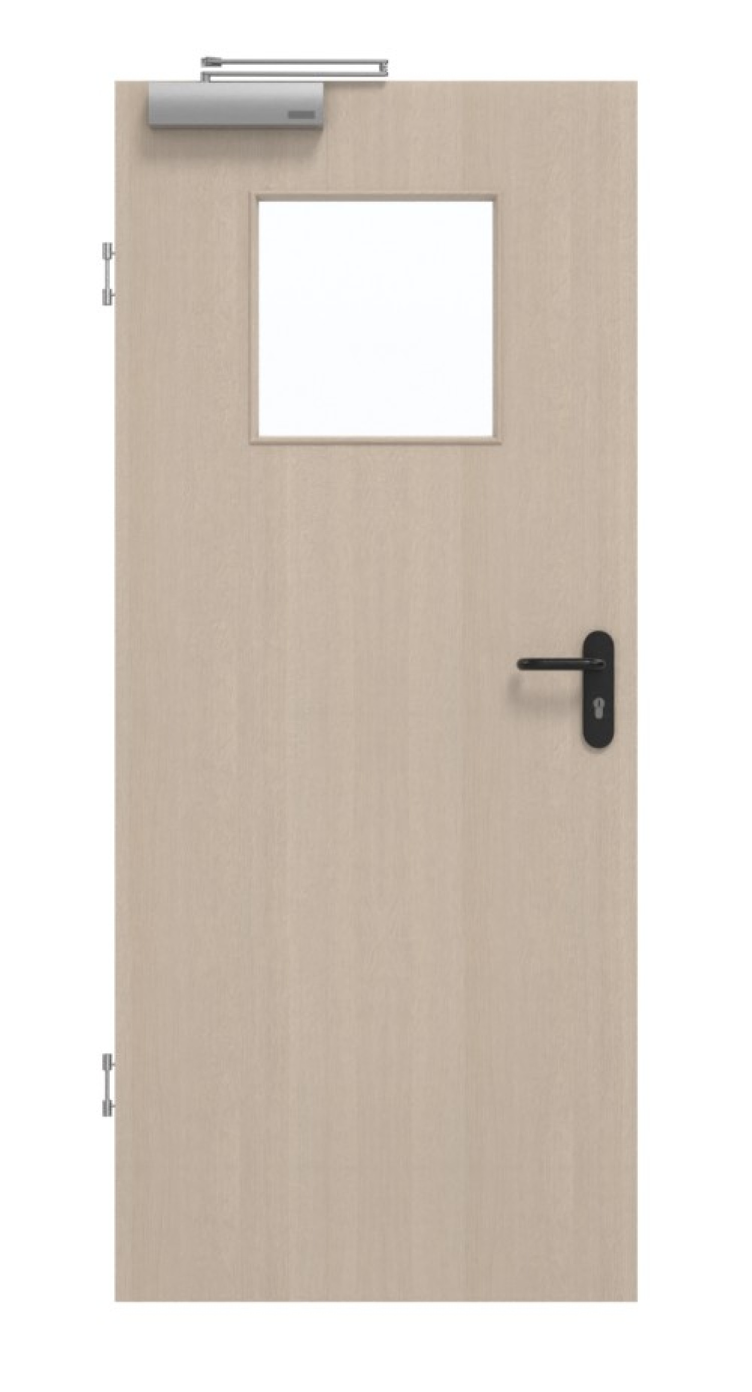 GARANT Rauchschutztür Authentic Akazie GCK08 mit Lichtausschnitt LA-9