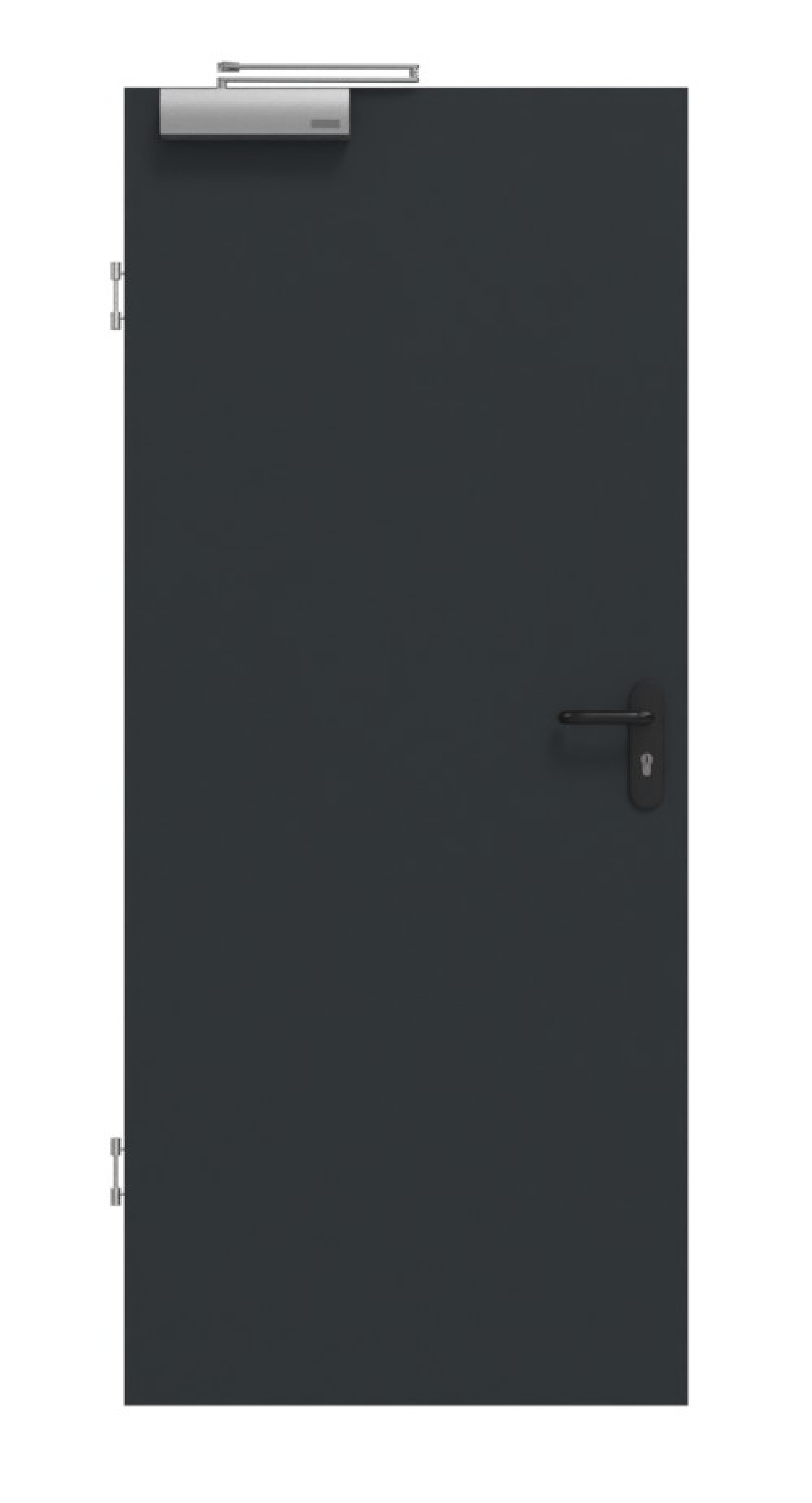 GARANT Rauchschutztür U12000SD Vulkanschwarz GHK08