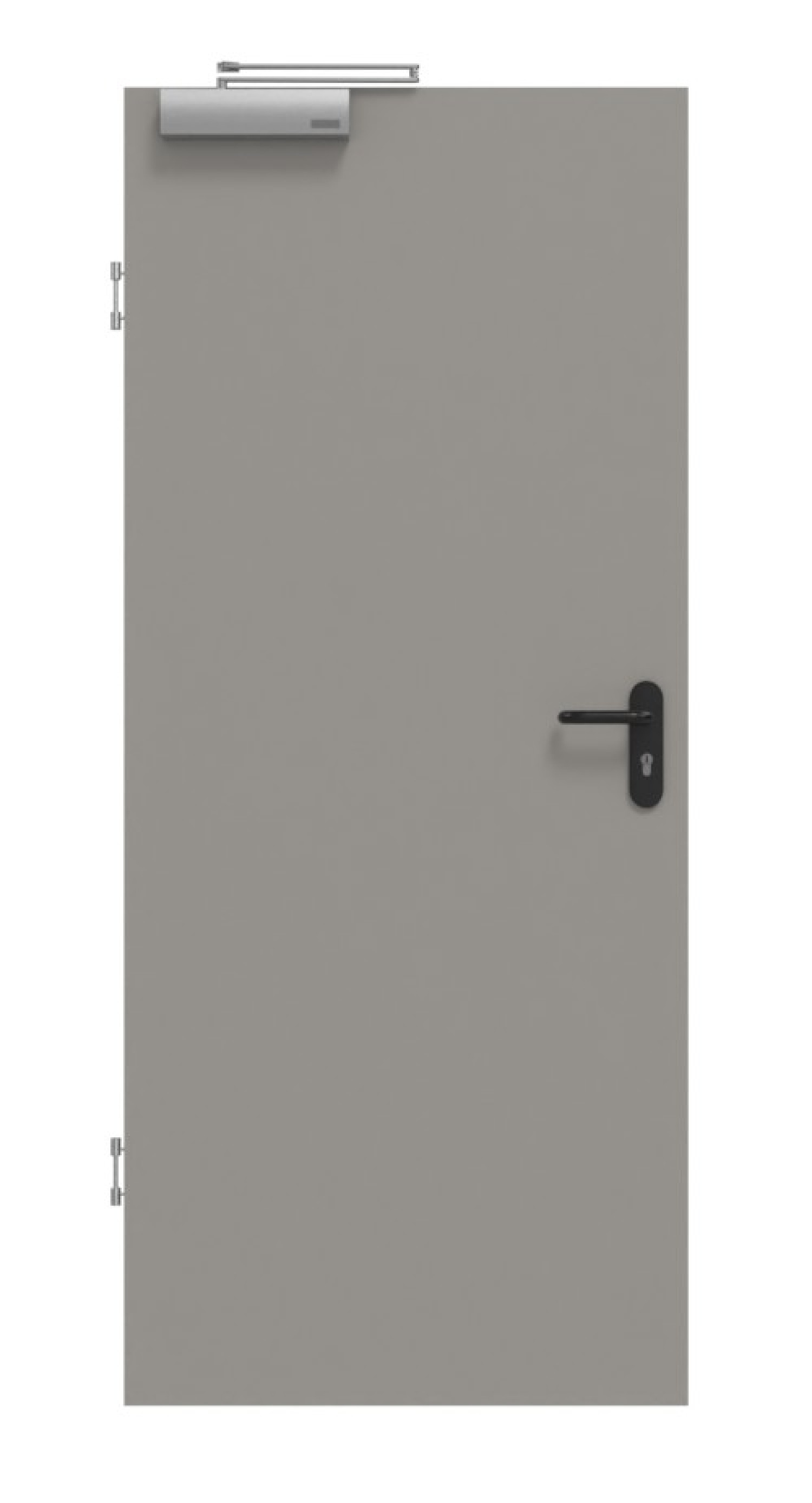 GARANT Rauchschutztür U12115SD Platingrau GHK08