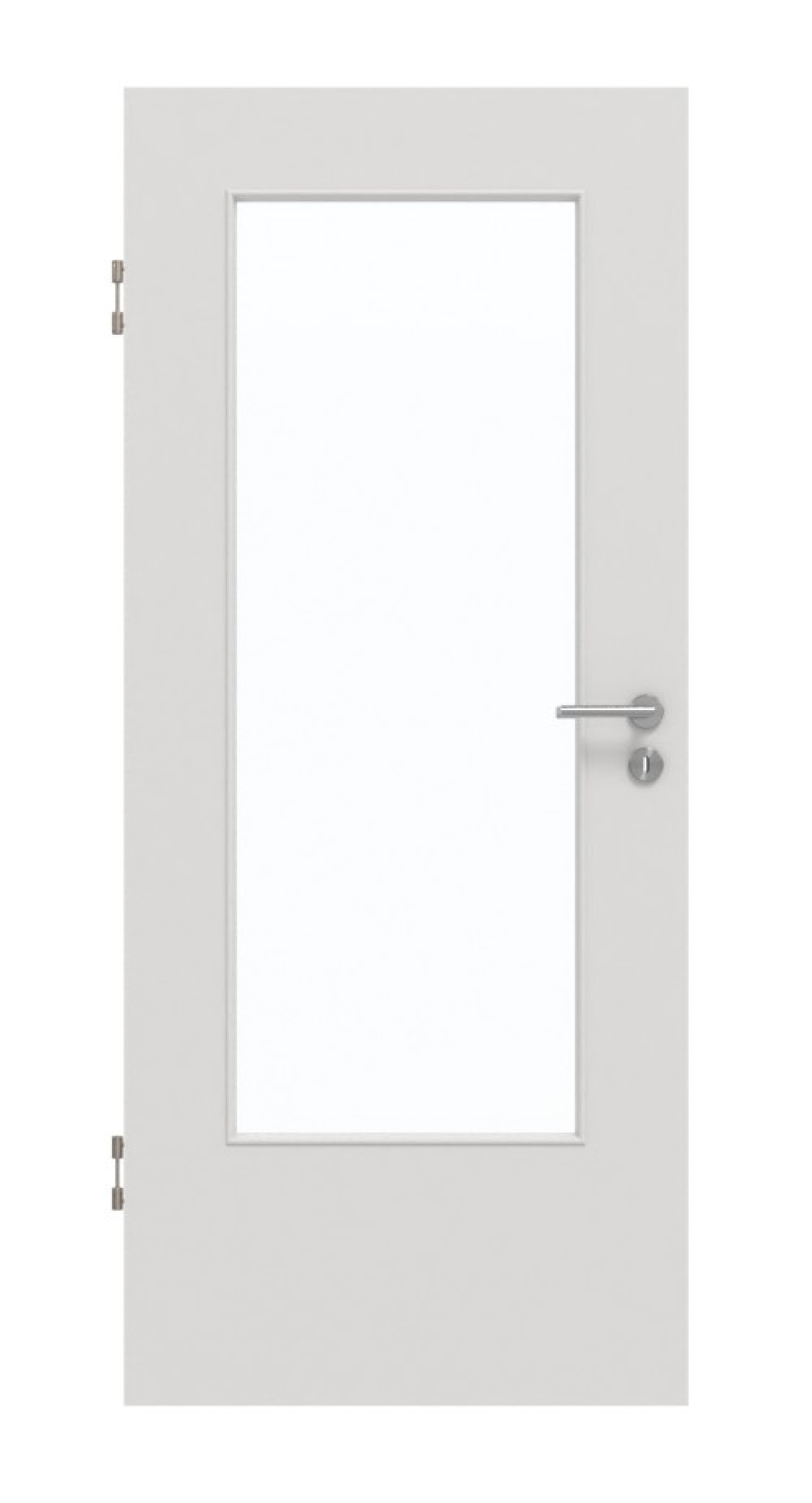 GARANT Schallschutztür 0160-60 Silver Grey CePaL mit Lichtausschnitt LA-DIN