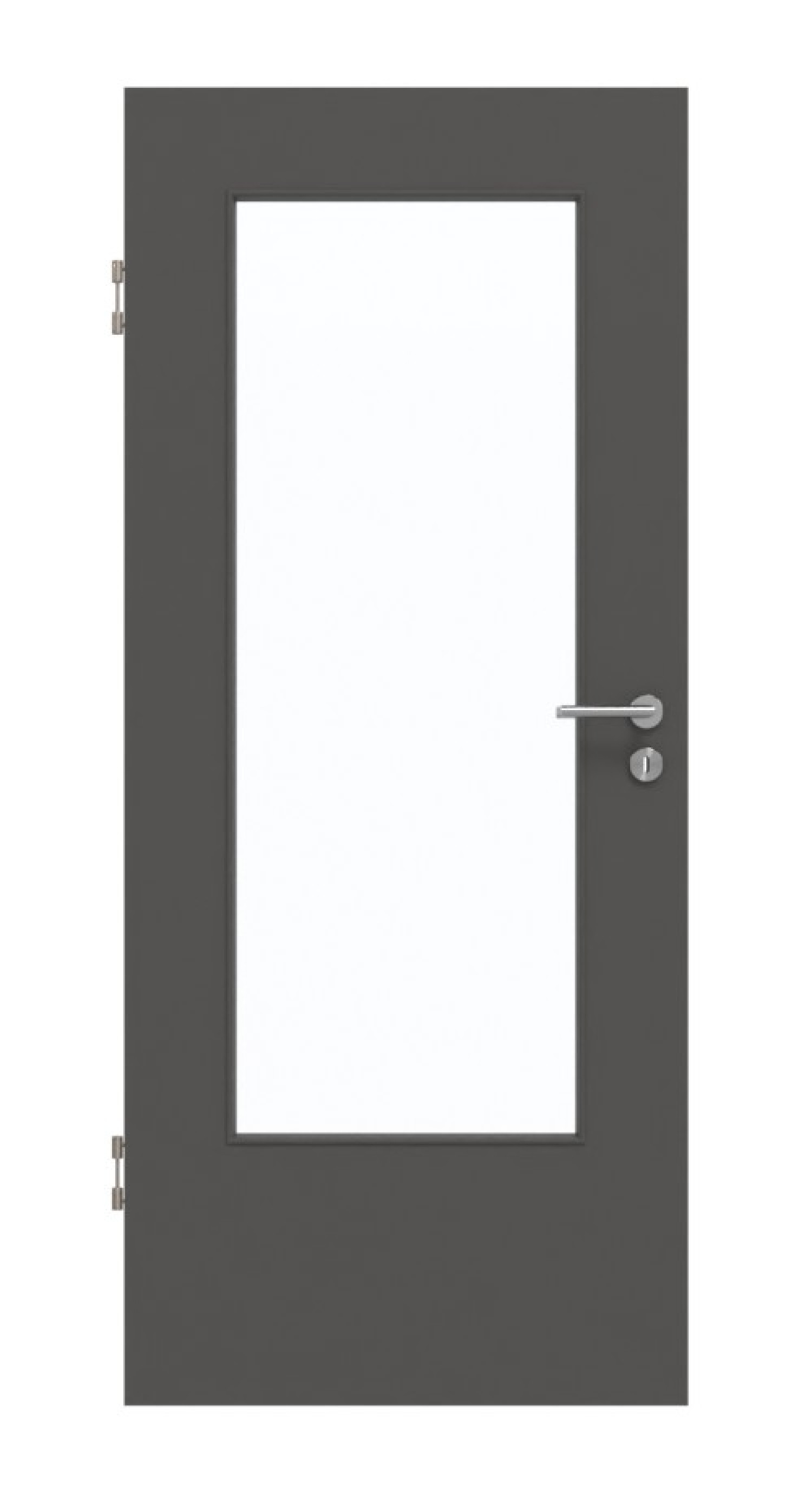 GARANT Schallschutztür 10622-60 Ebony CePaL mit Lichtausschnitt LA-DIN