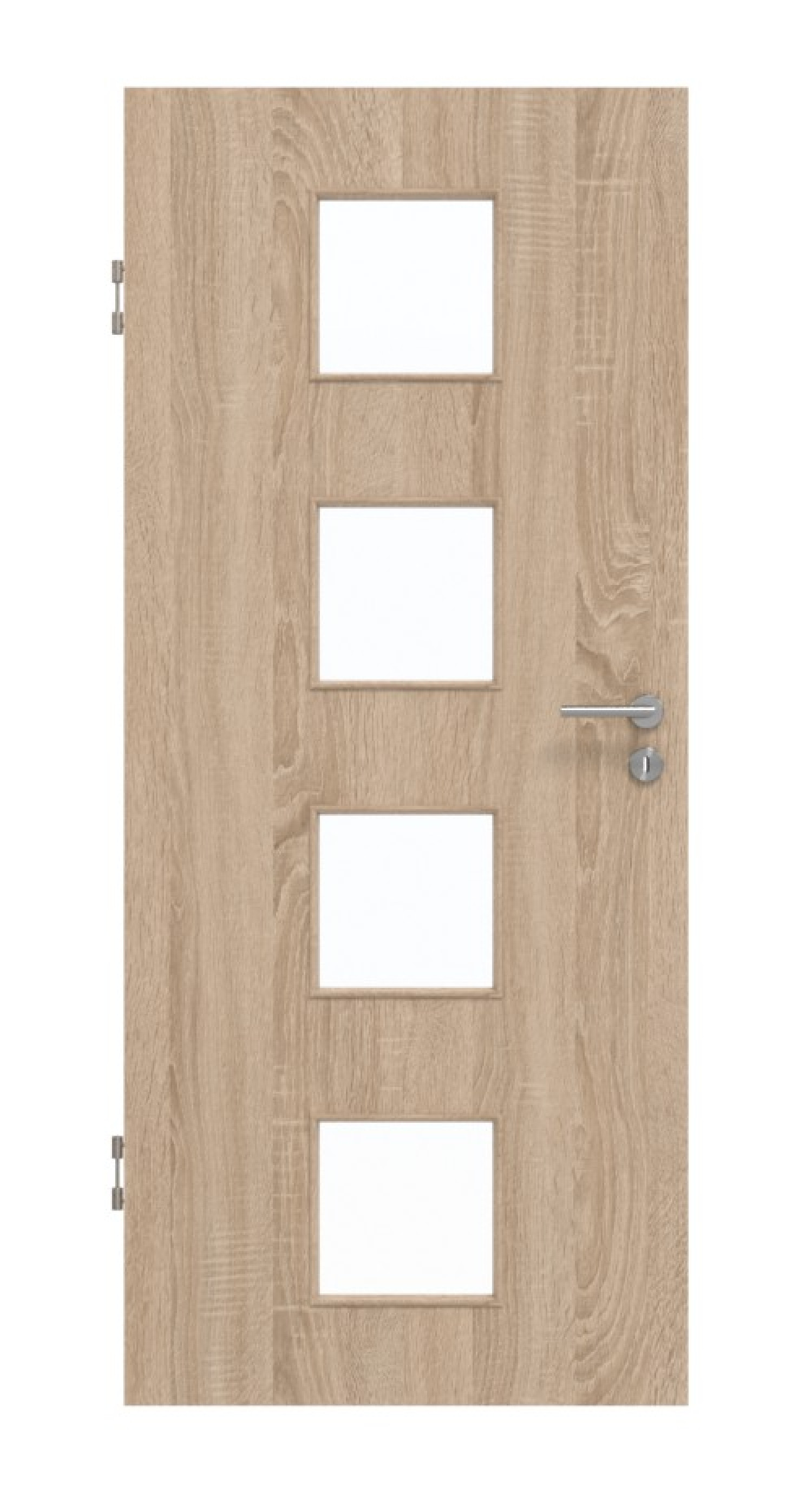 GARANT Schallschutztür Authentic Eiche GCK08 mit Lichtausschnitt LA-10