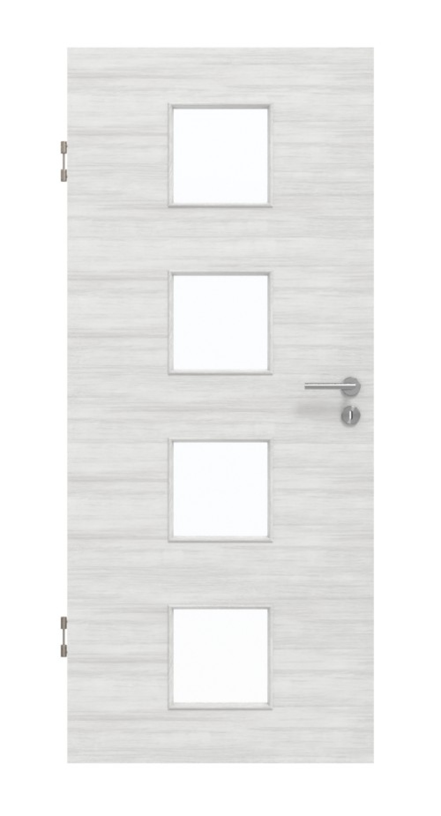 GARANT Schallschutztür Quer Authentic Grigio GCK08 mit Lichtausschnitt LA-10