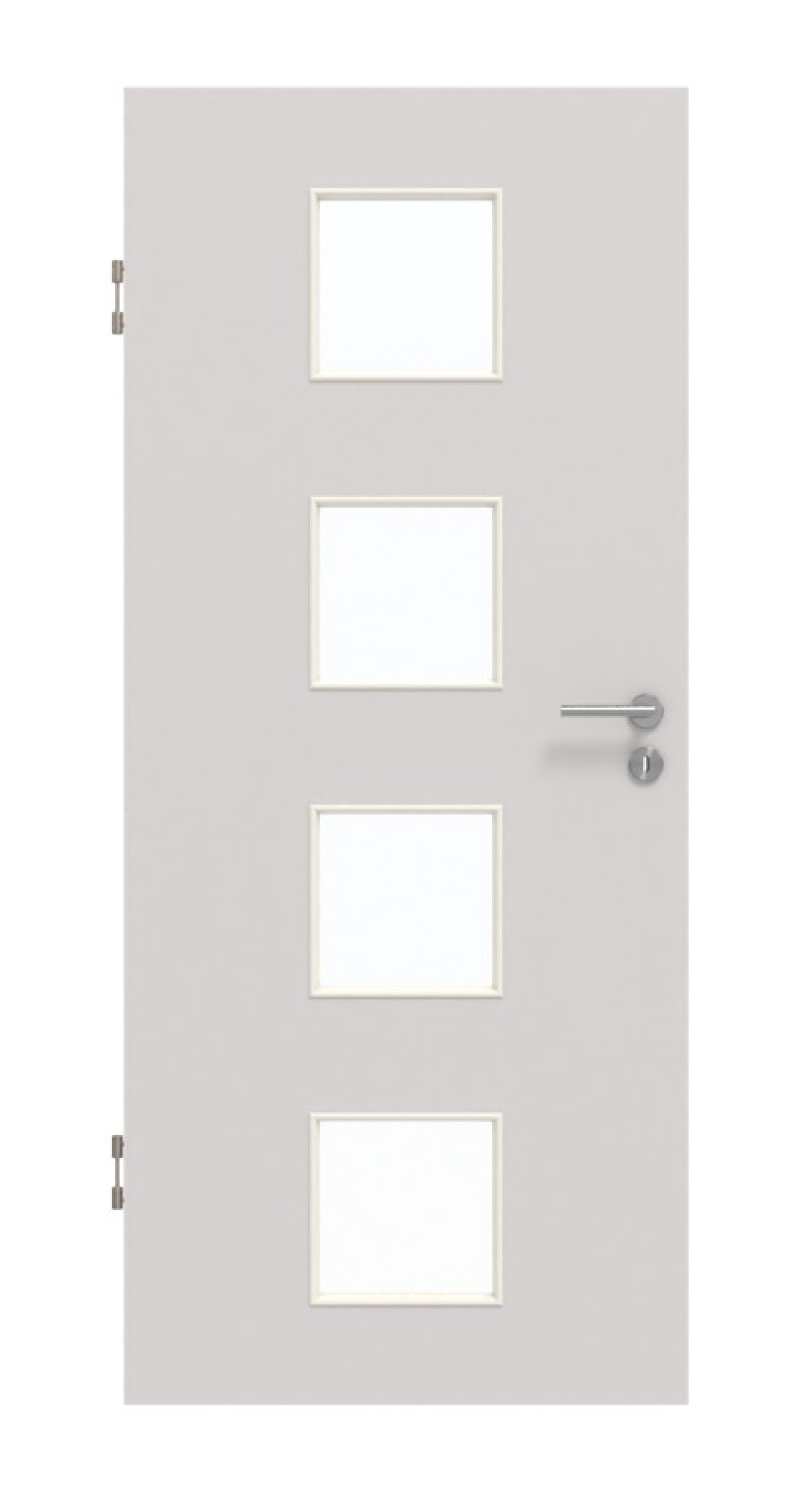 GARANT Schallschutztür U12188SD Lichtgrau GHK08 mit Lichtausschnitt LA-10