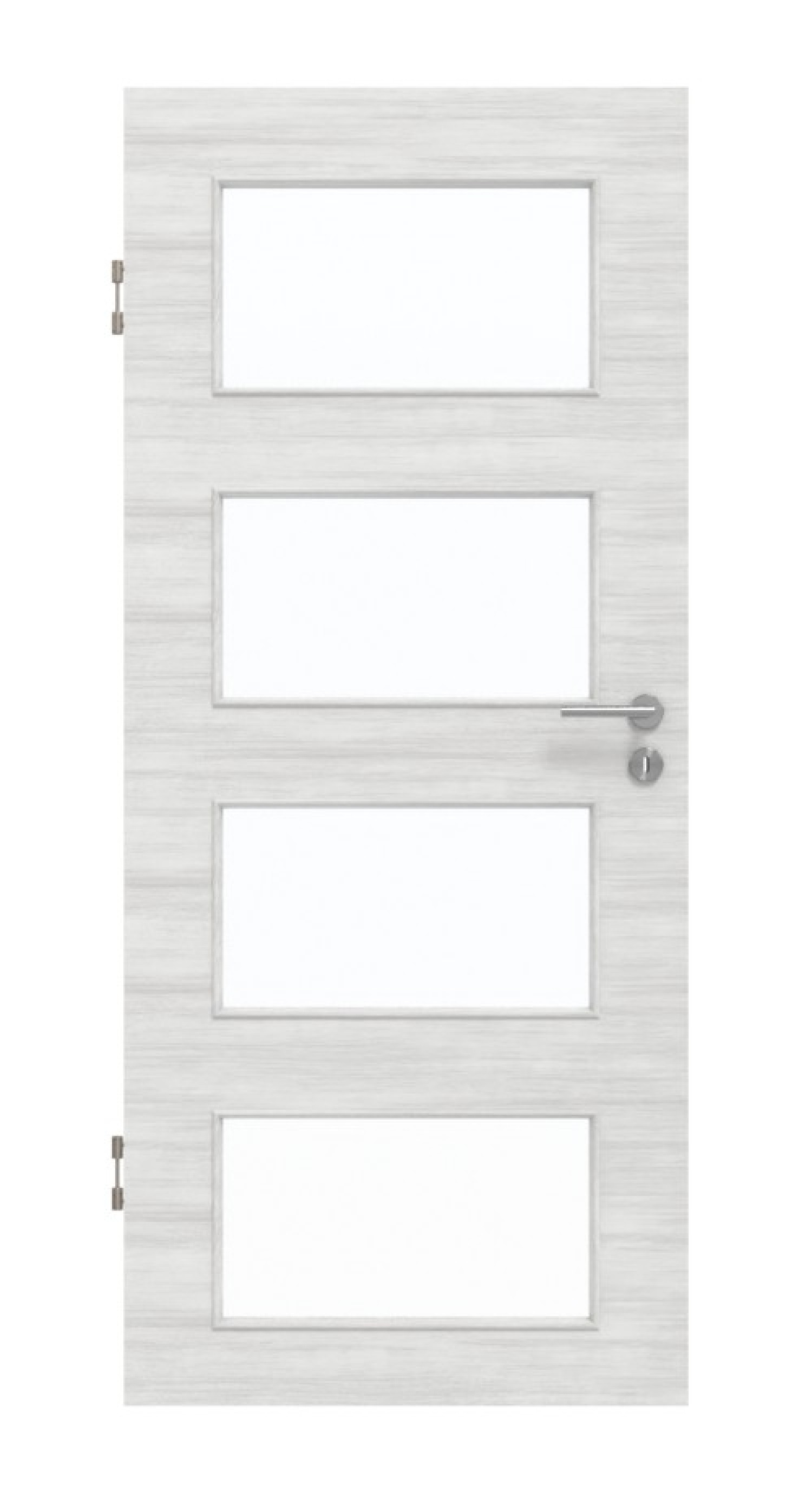 GARANT Schallschutztür Quer Authentic Grigio GCK08 mit Lichtausschnitt LA-11