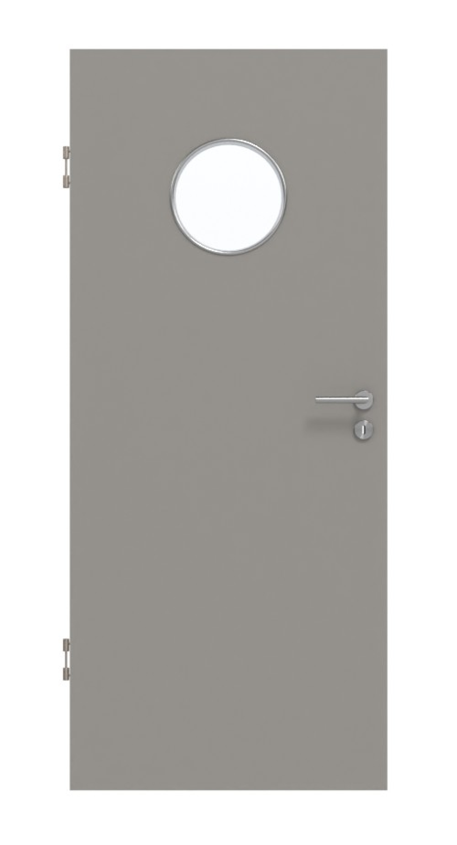 GARANT Schallschutztür U12115SD Platingrau GHK08 mit Lichtausschnitt LA-12