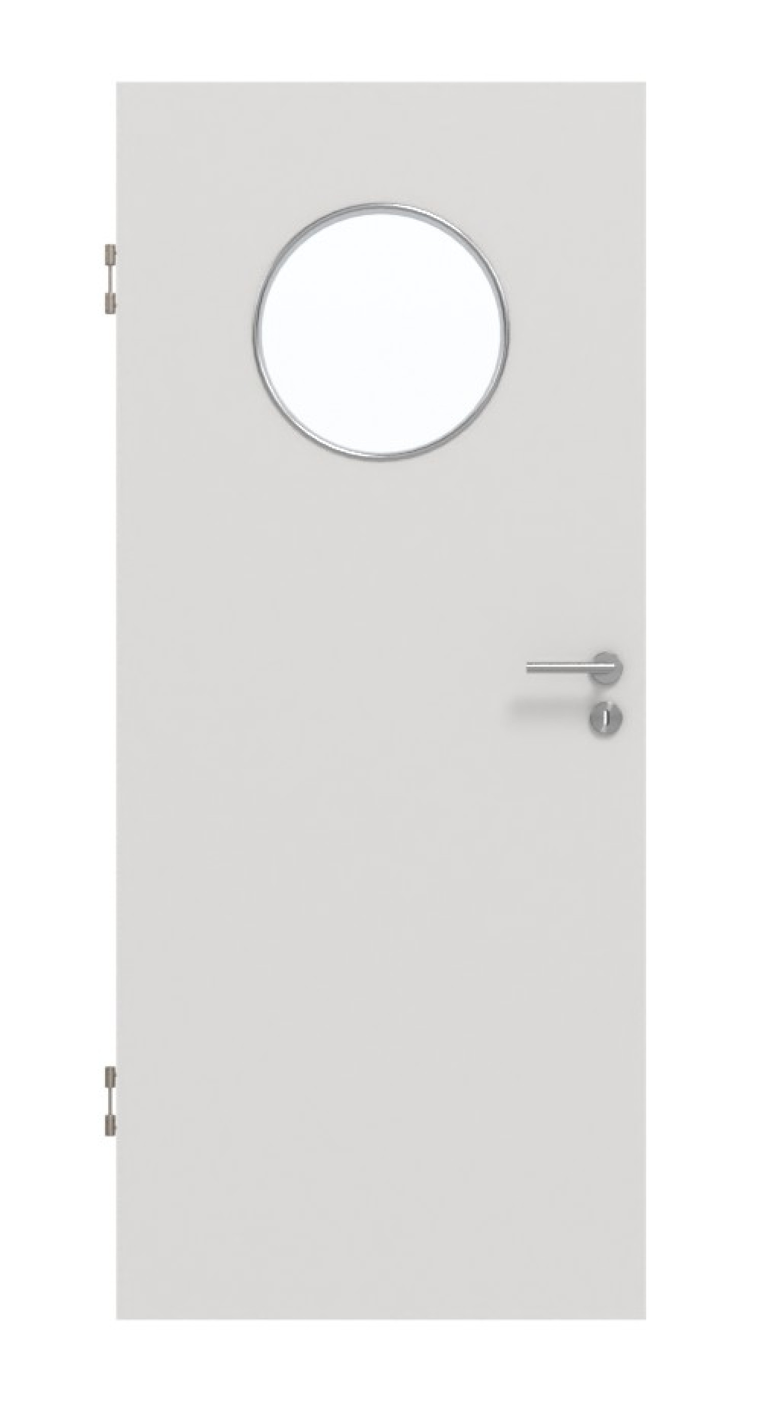 GARANT Schallschutztür 0160-60 Silver Grey CePaL mit Lichtausschnitt LA-13