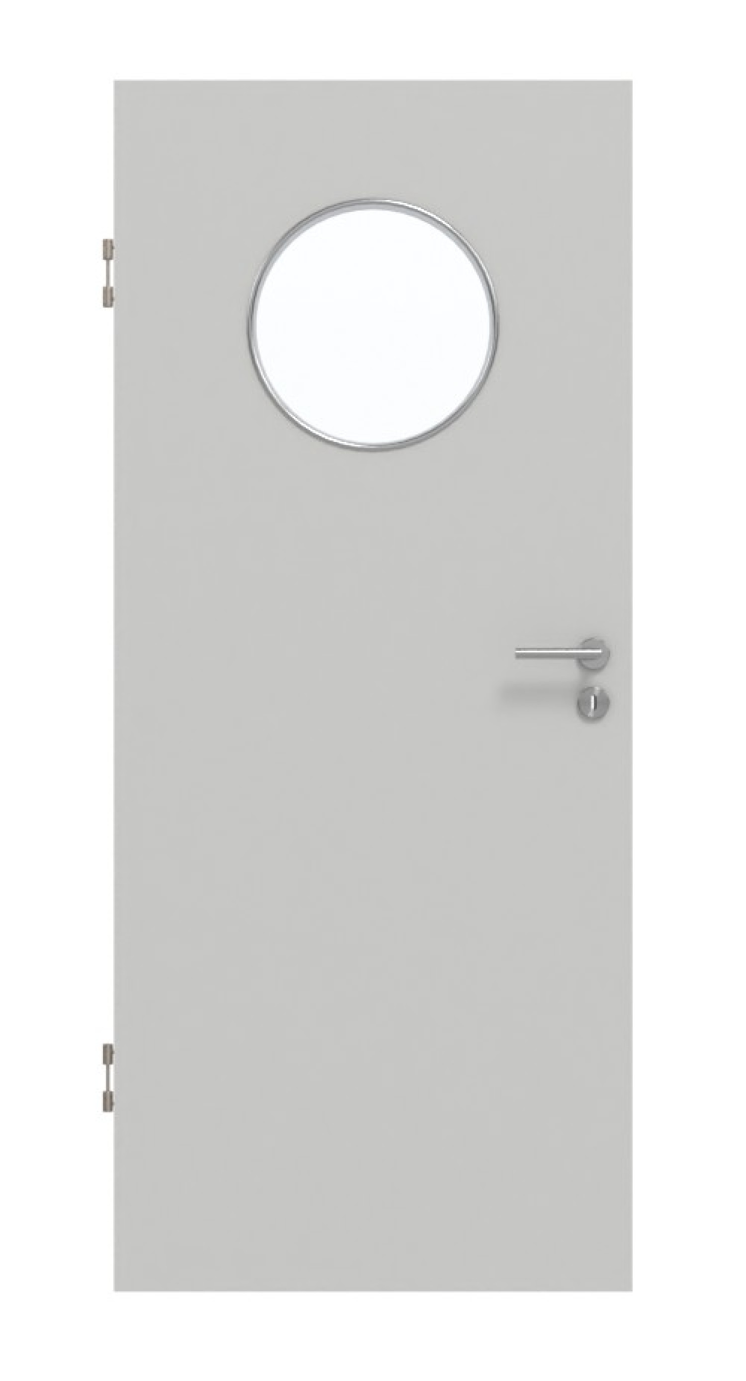 GARANT Schallschutztür D92-60 Dove Grey Resopal mit Lichtausschnitt LA-13