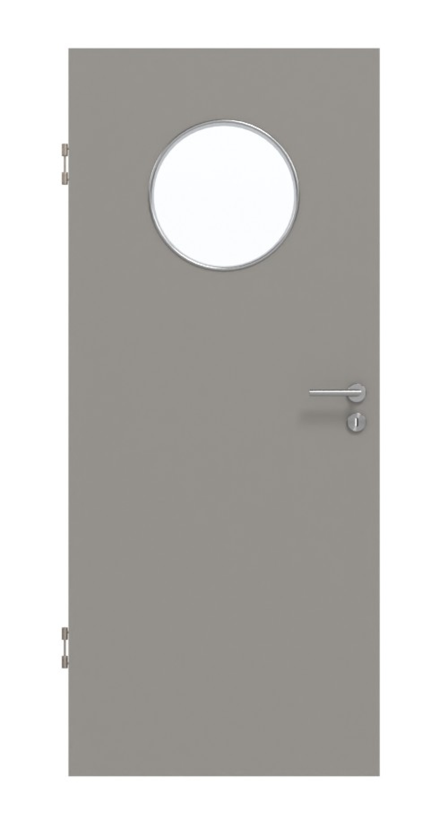 GARANT Schallschutztür U12115SD Platingrau GHK08 mit Lichtausschnitt LA-13