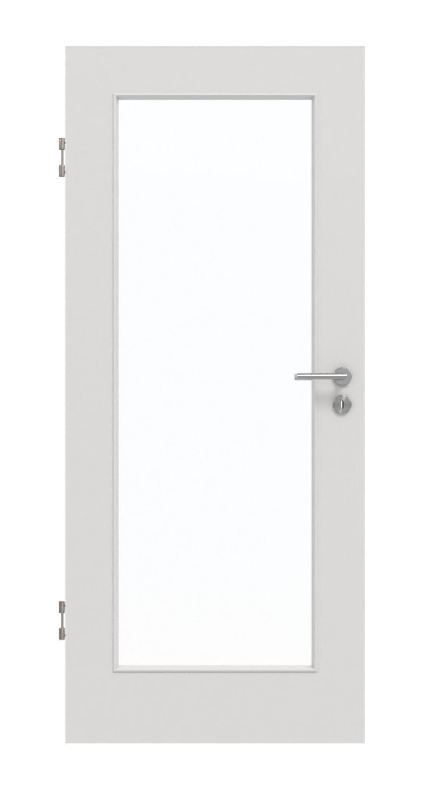 GARANT Schallschutztür 0160-60 Silver Grey CePaL mit Lichtausschnitt LA-2