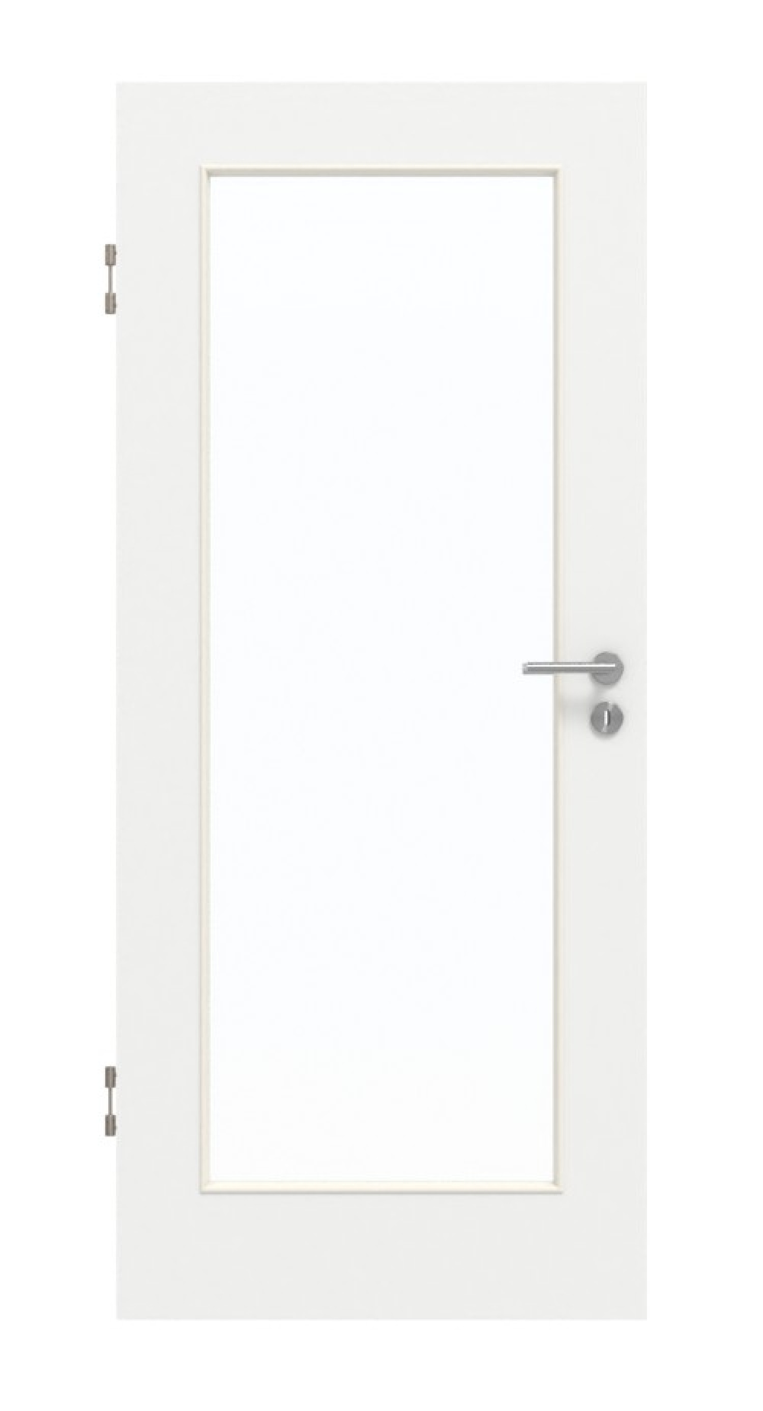 GARANT Schallschutztür D354-60 Designer White Resopal mit Lichtausschnitt LA-2