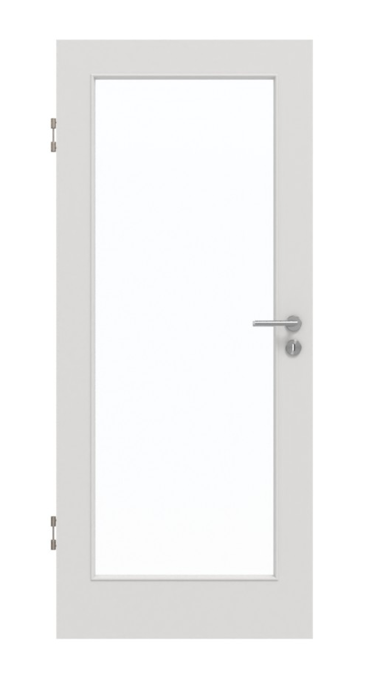 GARANT Schallschutztür 0160-60 Silver Grey CePaL mit Lichtausschnitt LA-3