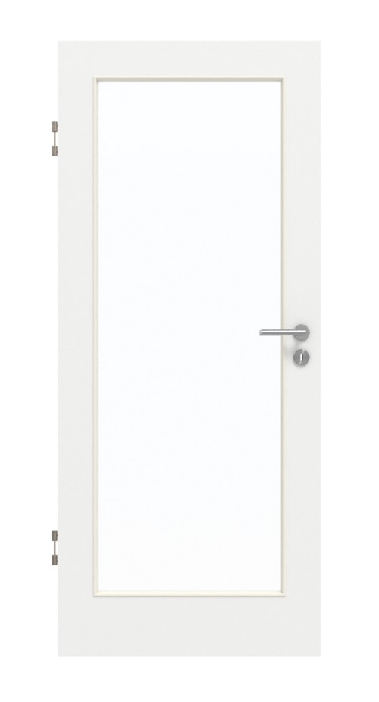 GARANT Schallschutztür D354-60 Designer White Resopal mit Lichtausschnitt LA-3