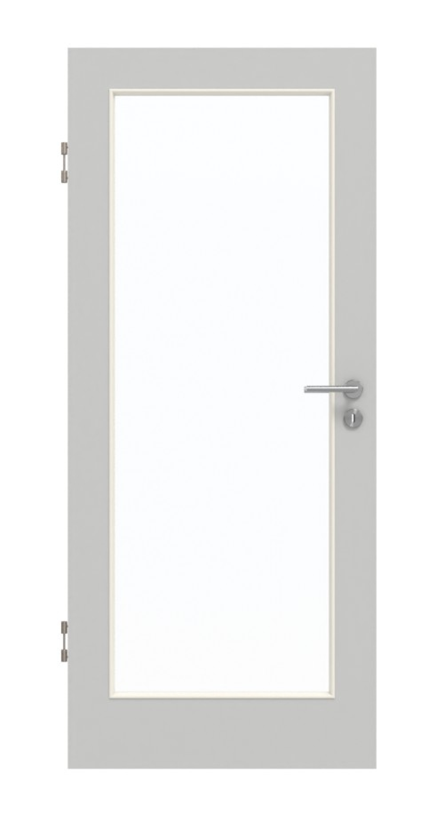 GARANT Schallschutztür D92-60 Dove Grey Resopal mit Lichtausschnitt LA-3