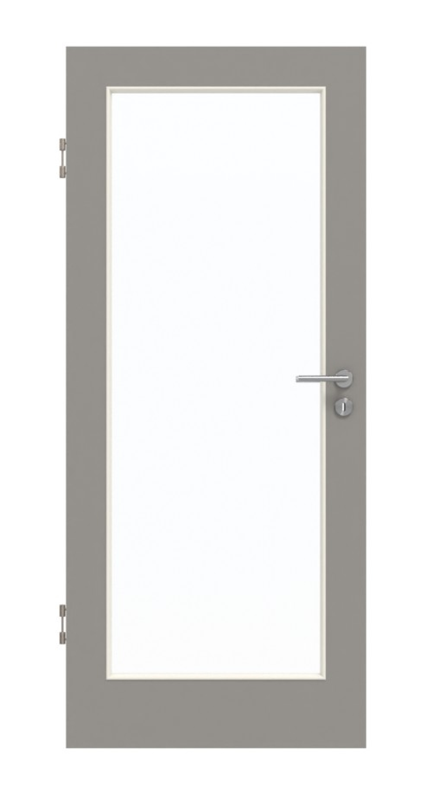 GARANT Schallschutztür U12115SD Platingrau GHK08 mit Lichtausschnitt LA-3