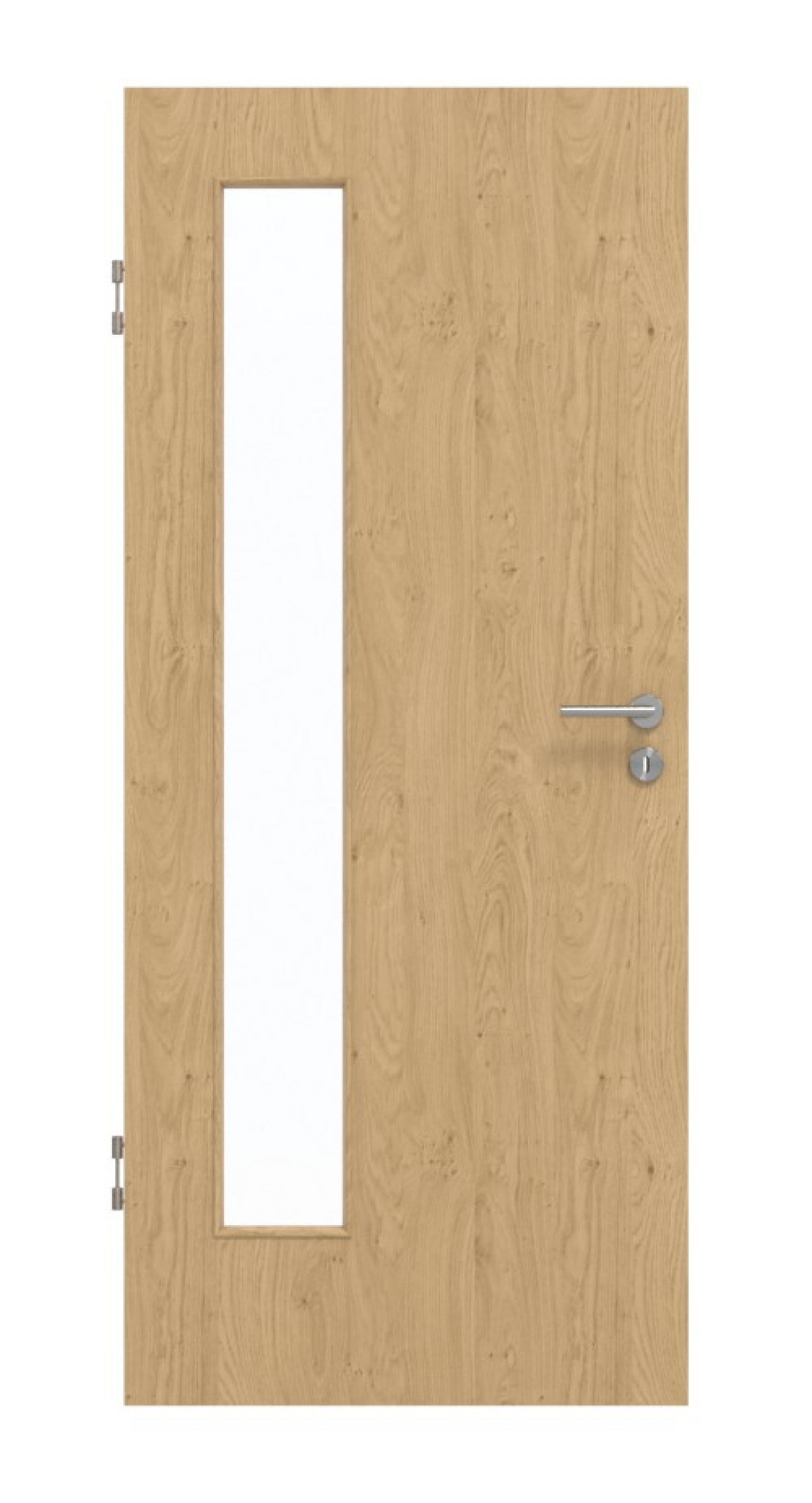 GARANT Schallschutztür Authentic Asteiche GCK08 mit Lichtausschnitt LA-4 bandseitig