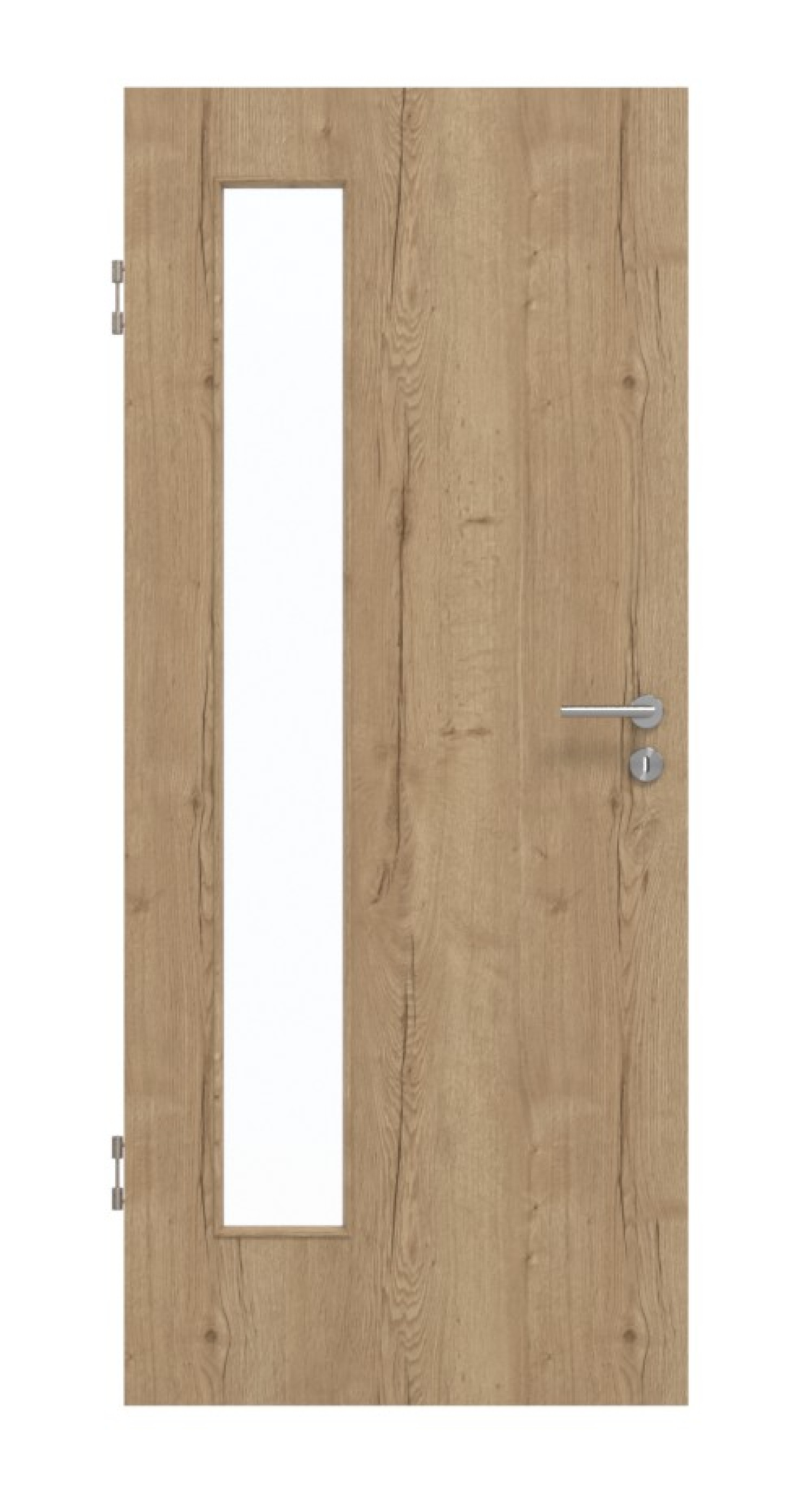 GARANT Schallschutztür Authentic Risseiche GCK08 mit Lichtausschnitt LA-4 bandseitig