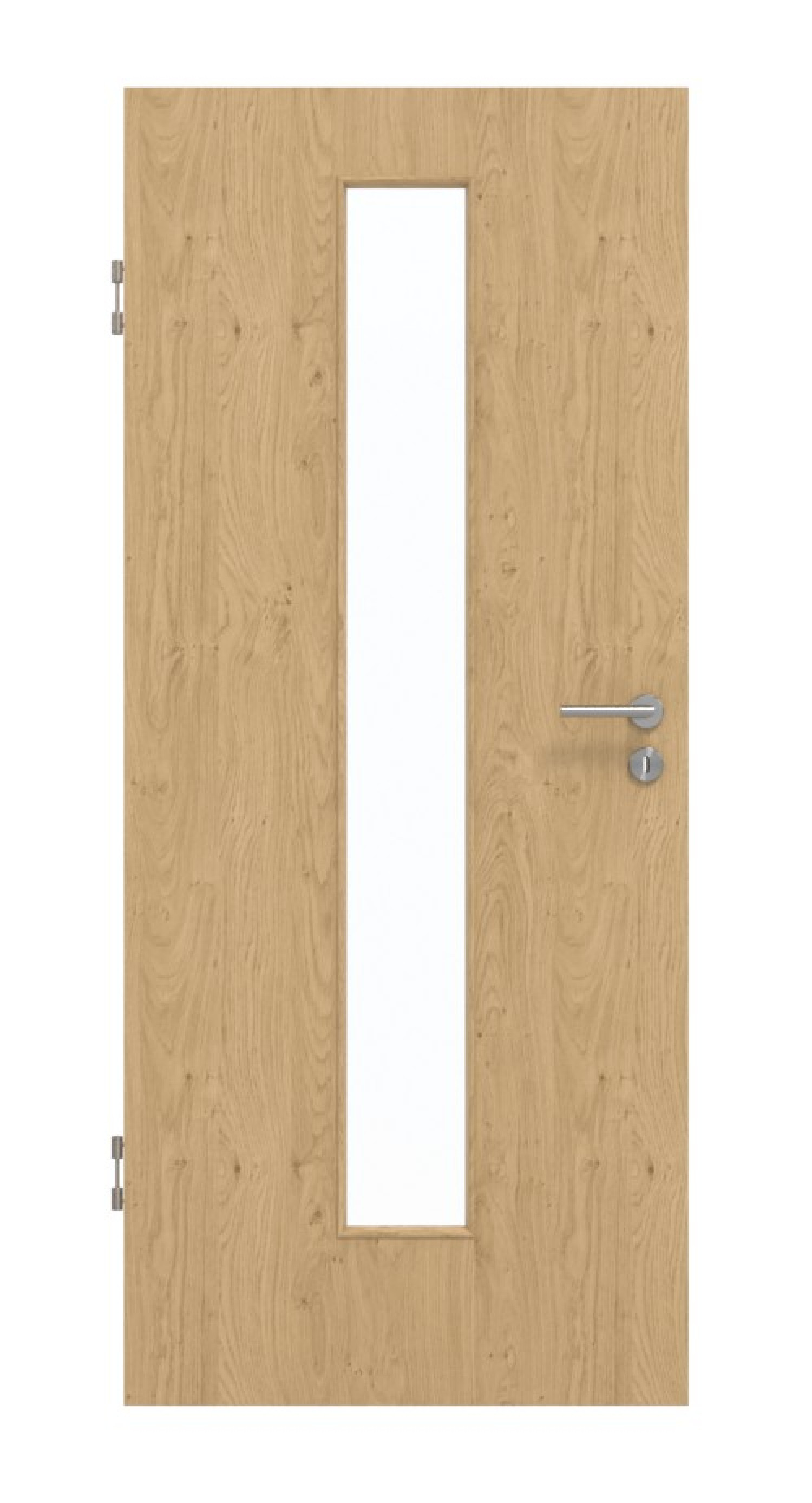 GARANT Schallschutztür Authentic Asteiche GCK08 mit Lichtausschnitt LA-4 mittig