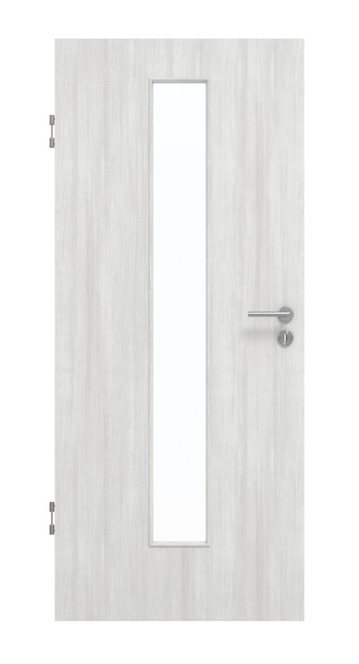 GARANT Schallschutztür Authentic Grigio CePaL mit Lichtausschnitt LA-4 mittig
