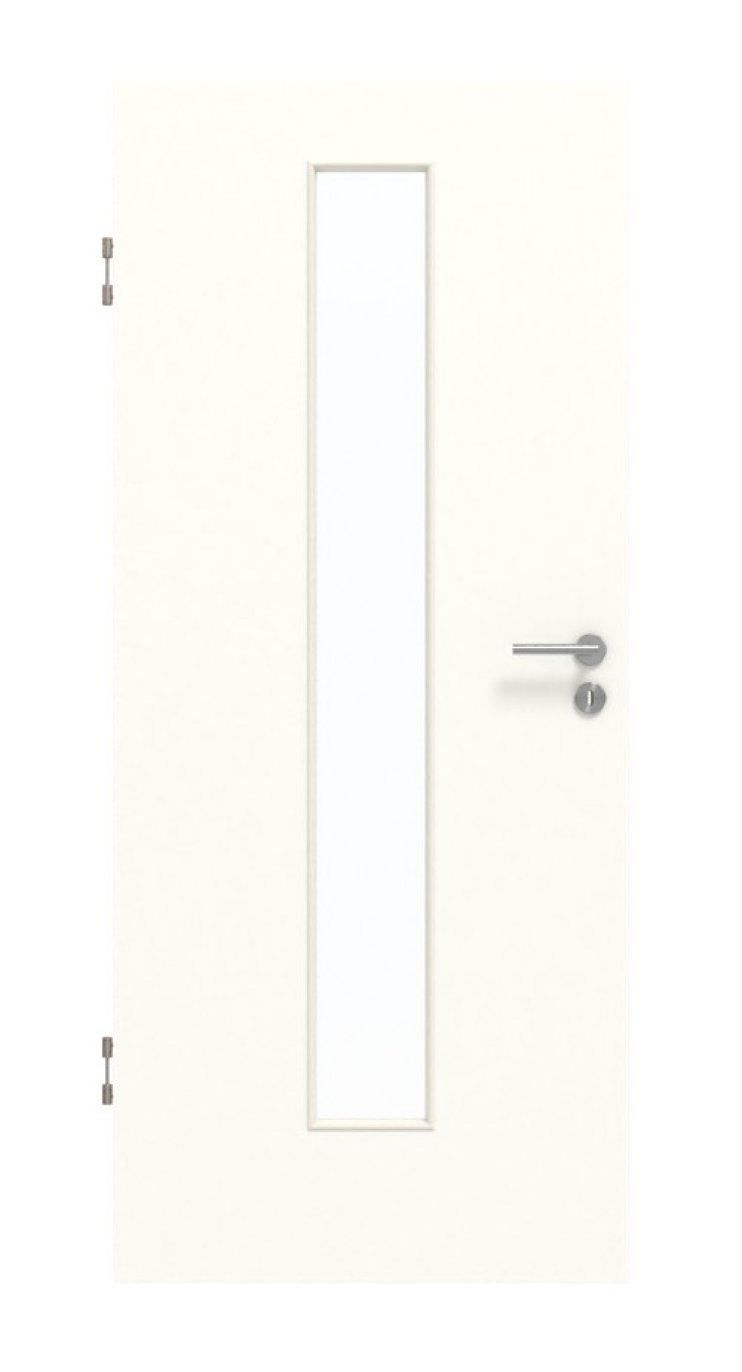 GARANT Schallschutztür W1000ST3 Premium Weiß GHK08 mit Lichtausschnitt LA-4 mittig