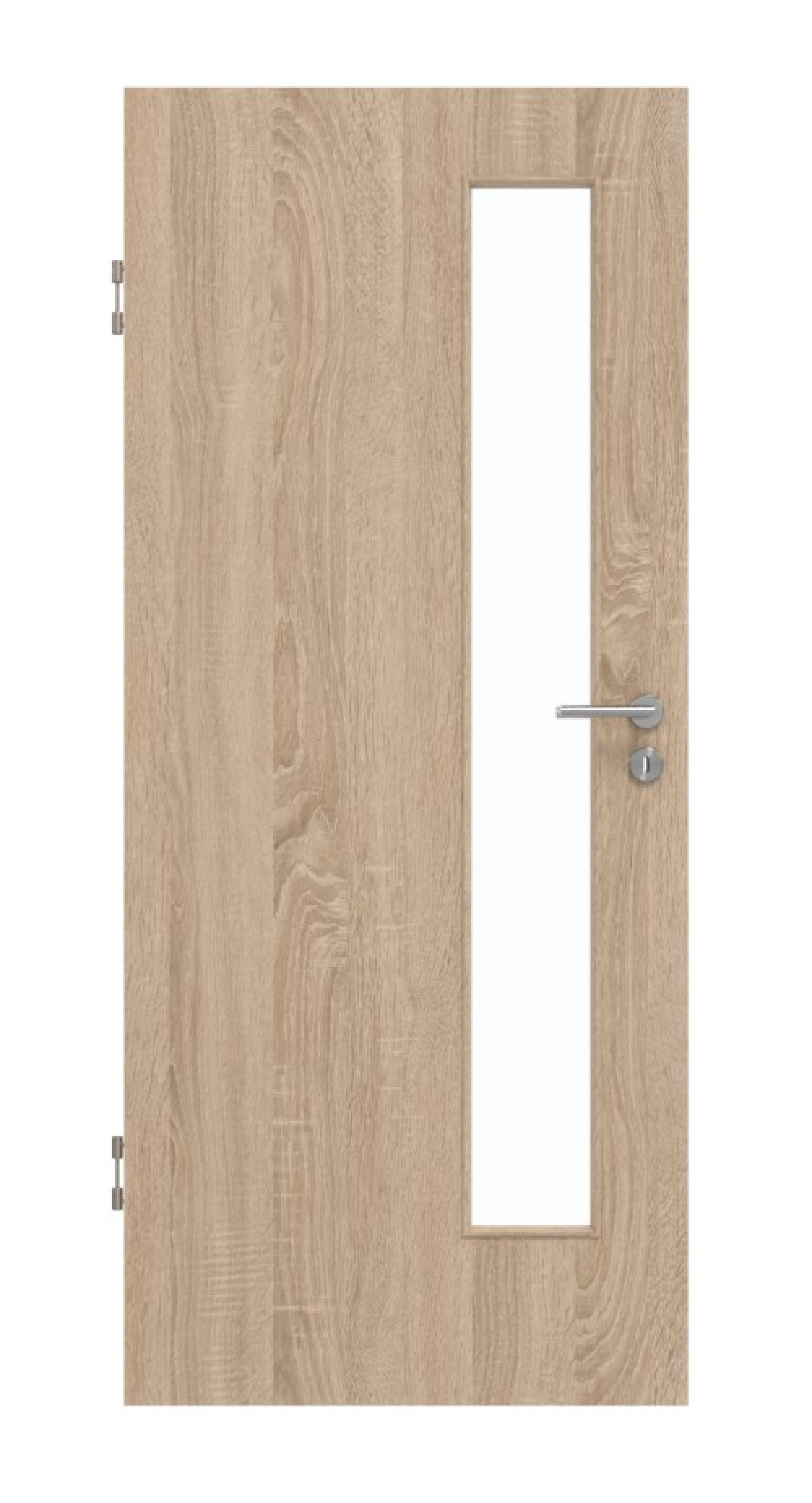 GARANT Schallschutztür Authentic Eiche GCK08 mit Lichtausschnitt LA-4 schlossseitig