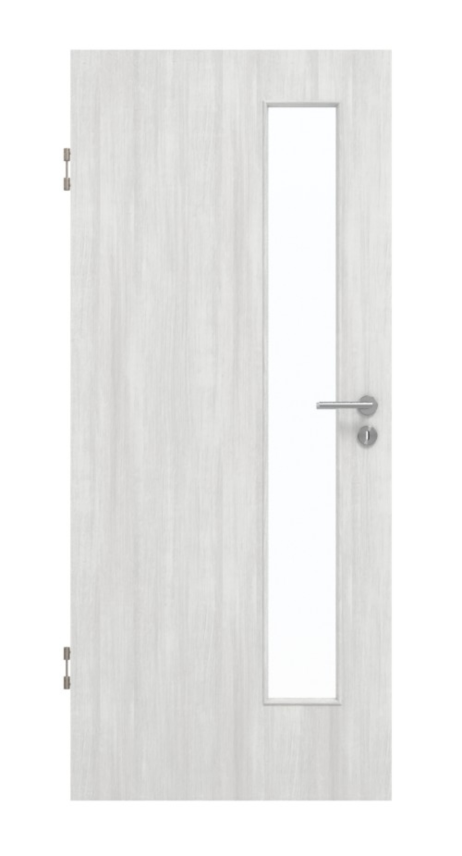 GARANT Schallschutztür Authentic Grigio CePaL mit Lichtausschnitt LA-4 schlossseitig