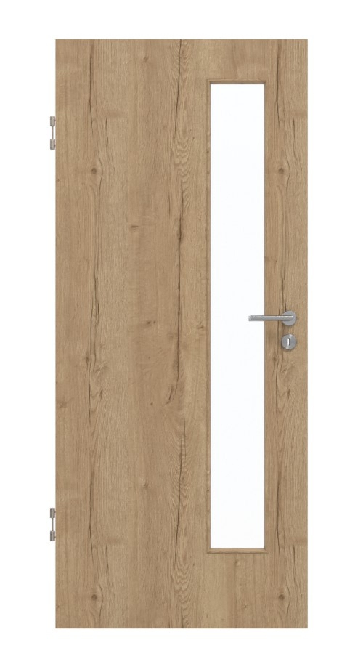GARANT Schallschutztür Authentic Risseiche GCK08 mit Lichtausschnitt LA-4 schlossseitig