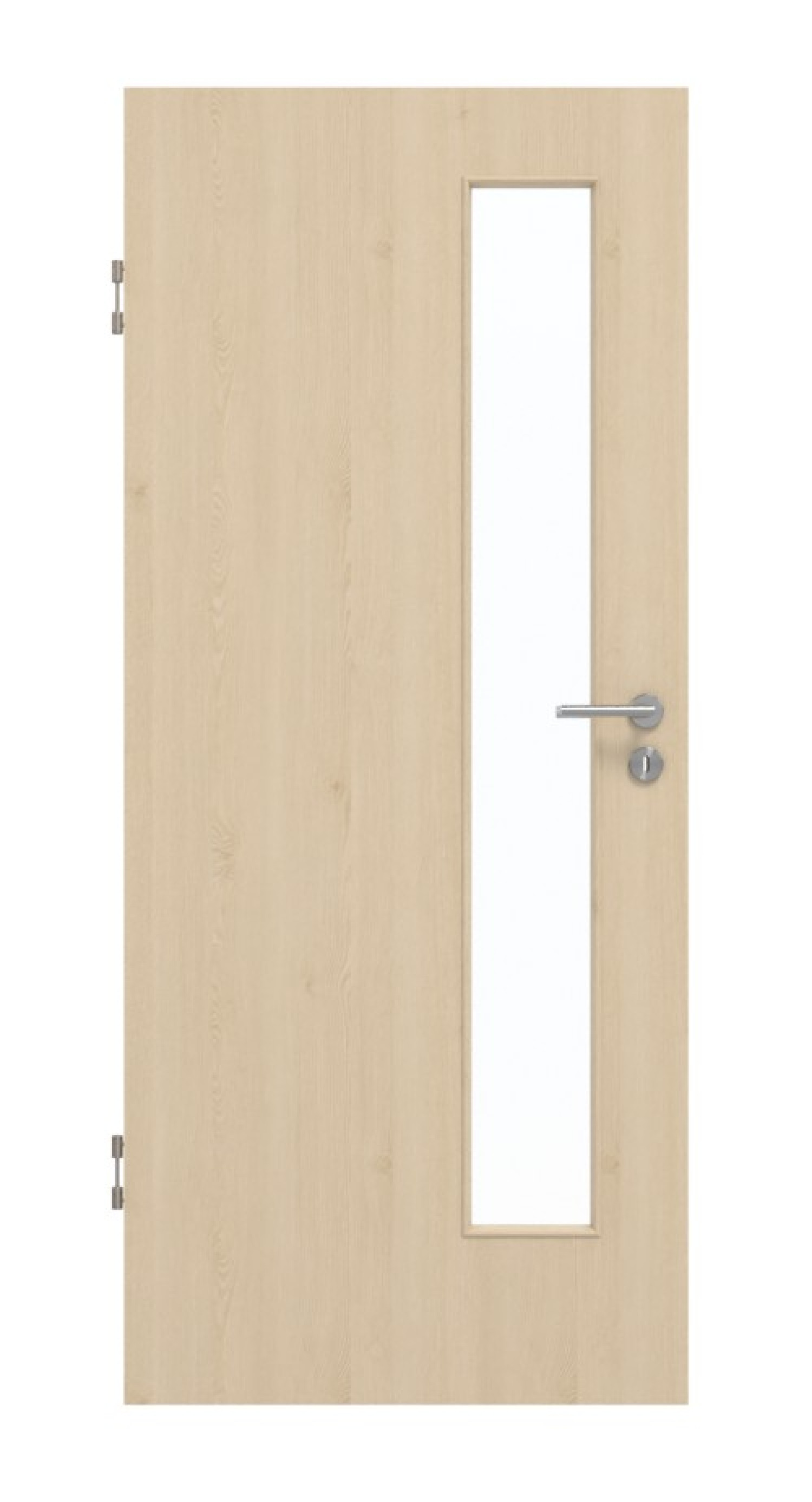 GARANT Schallschutztür Authentic Sand GCK08 mit Lichtausschnitt LA-4 schlossseitig