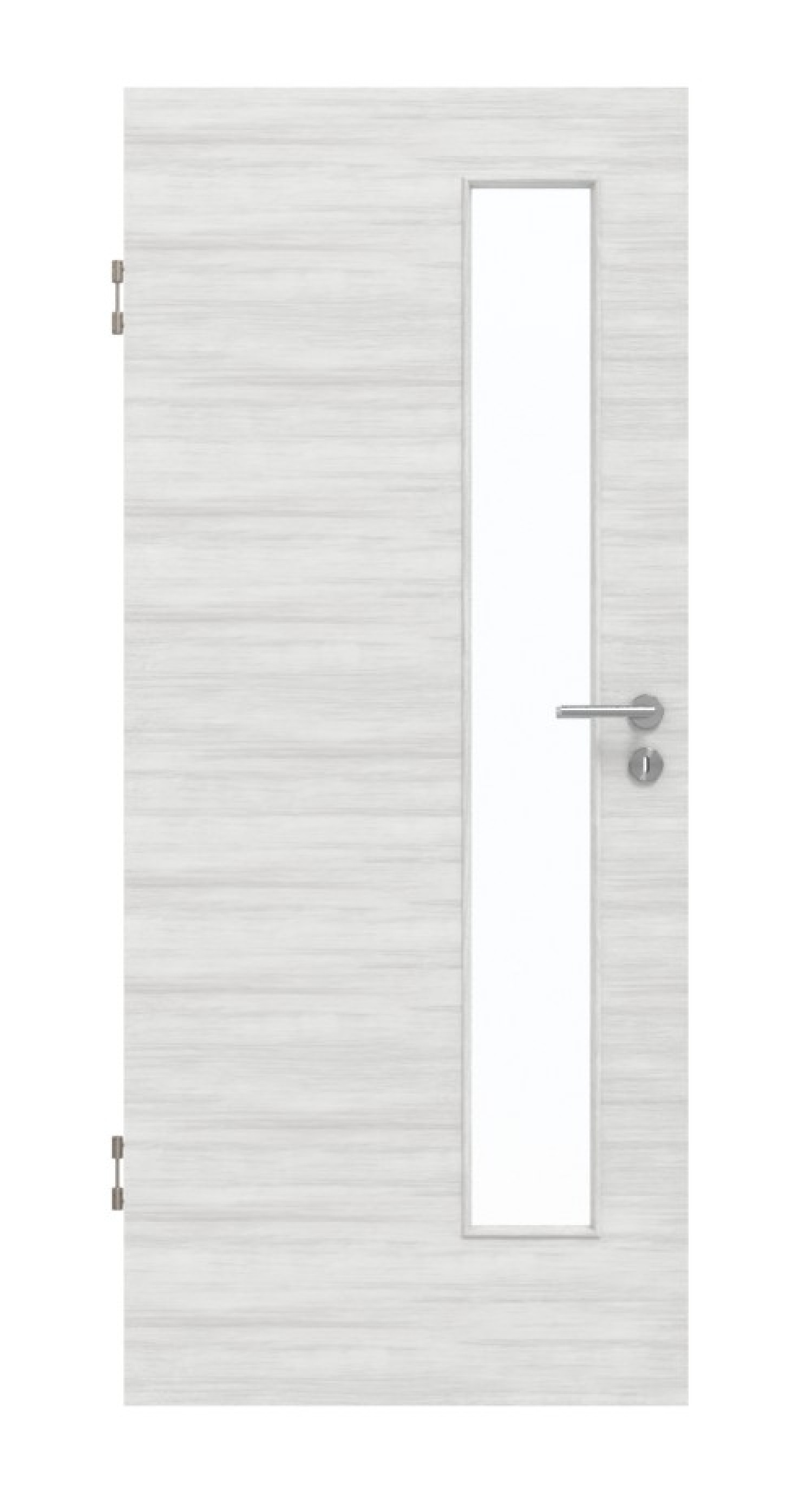 GARANT Schallschutztür Quer Authentic Grigio GCK08 mit Lichtausschnitt LA-4 schlossseitig
