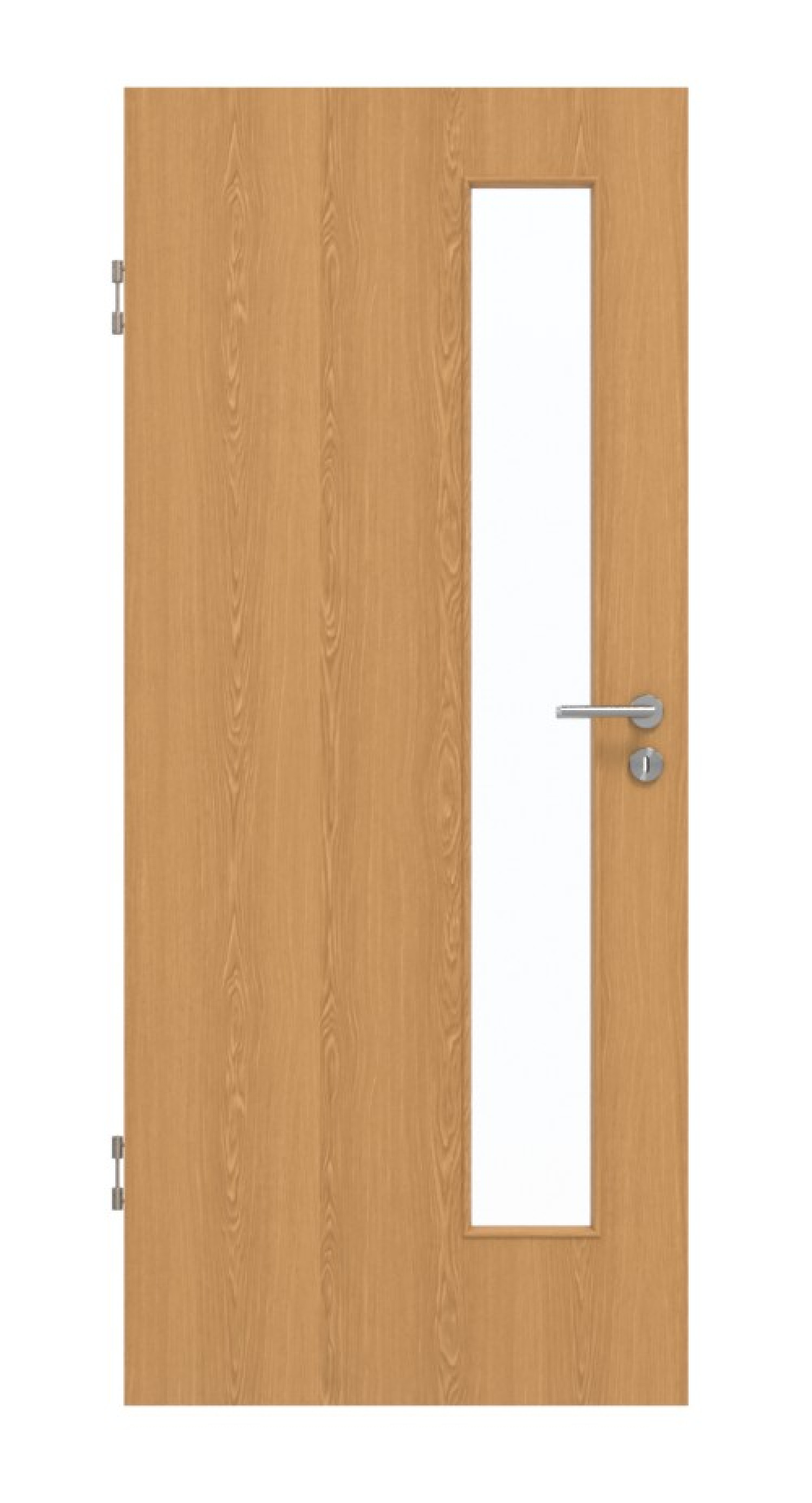 GARANT Schallschutztür Eiche Premium GCK08 mit Lichtausschnitt LA-4 schlossseitig