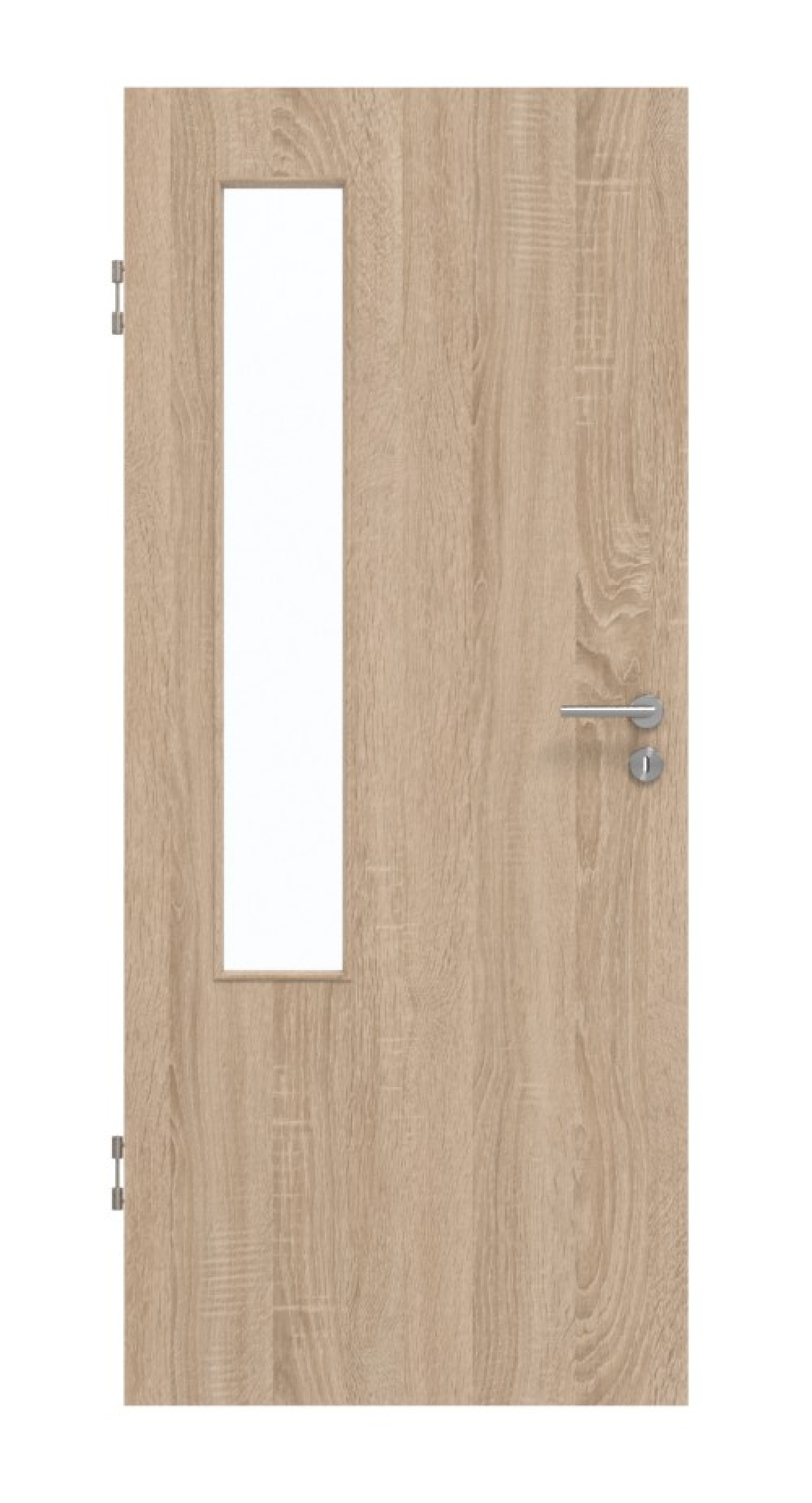 GARANT Schallschutztür Authentic Eiche GCK08 mit Lichtausschnitt LA-5 bandseitig