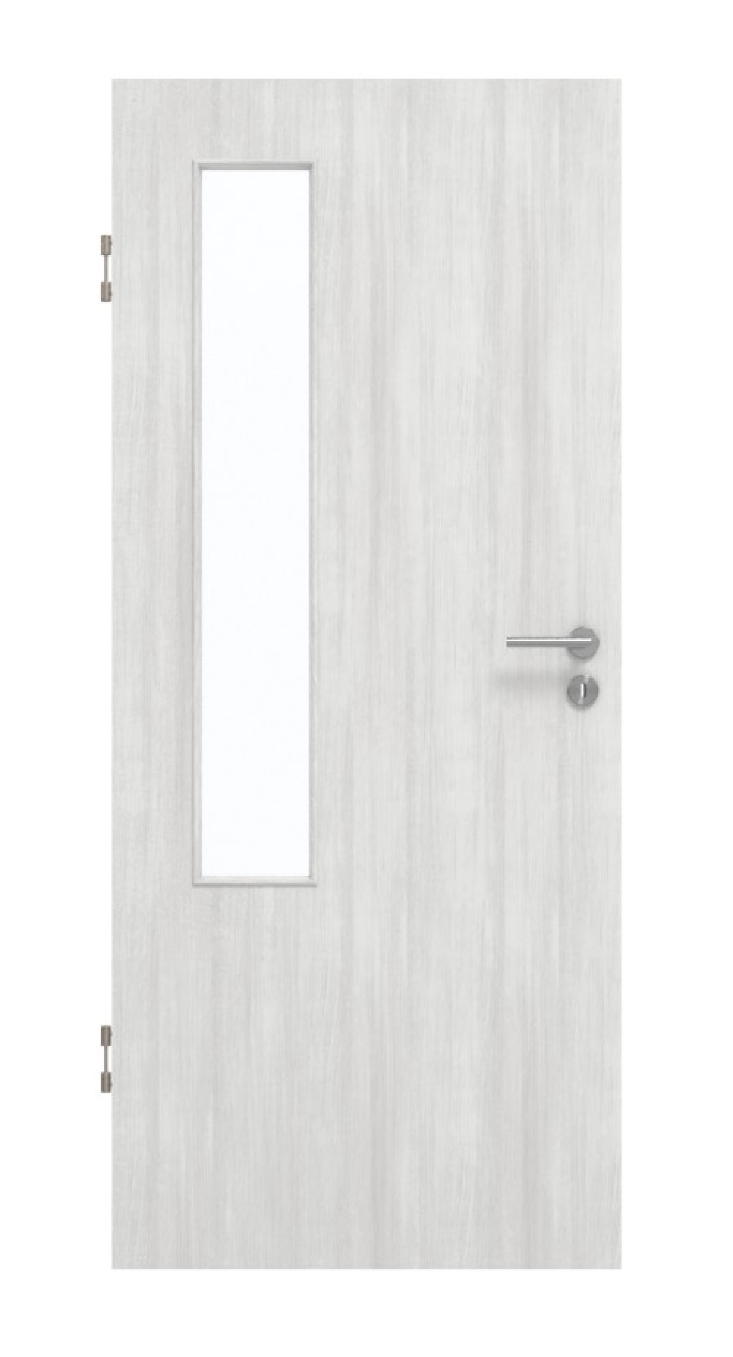 GARANT Schallschutztür Authentic Grigio CePaL mit Lichtausschnitt LA-5 bandseitig