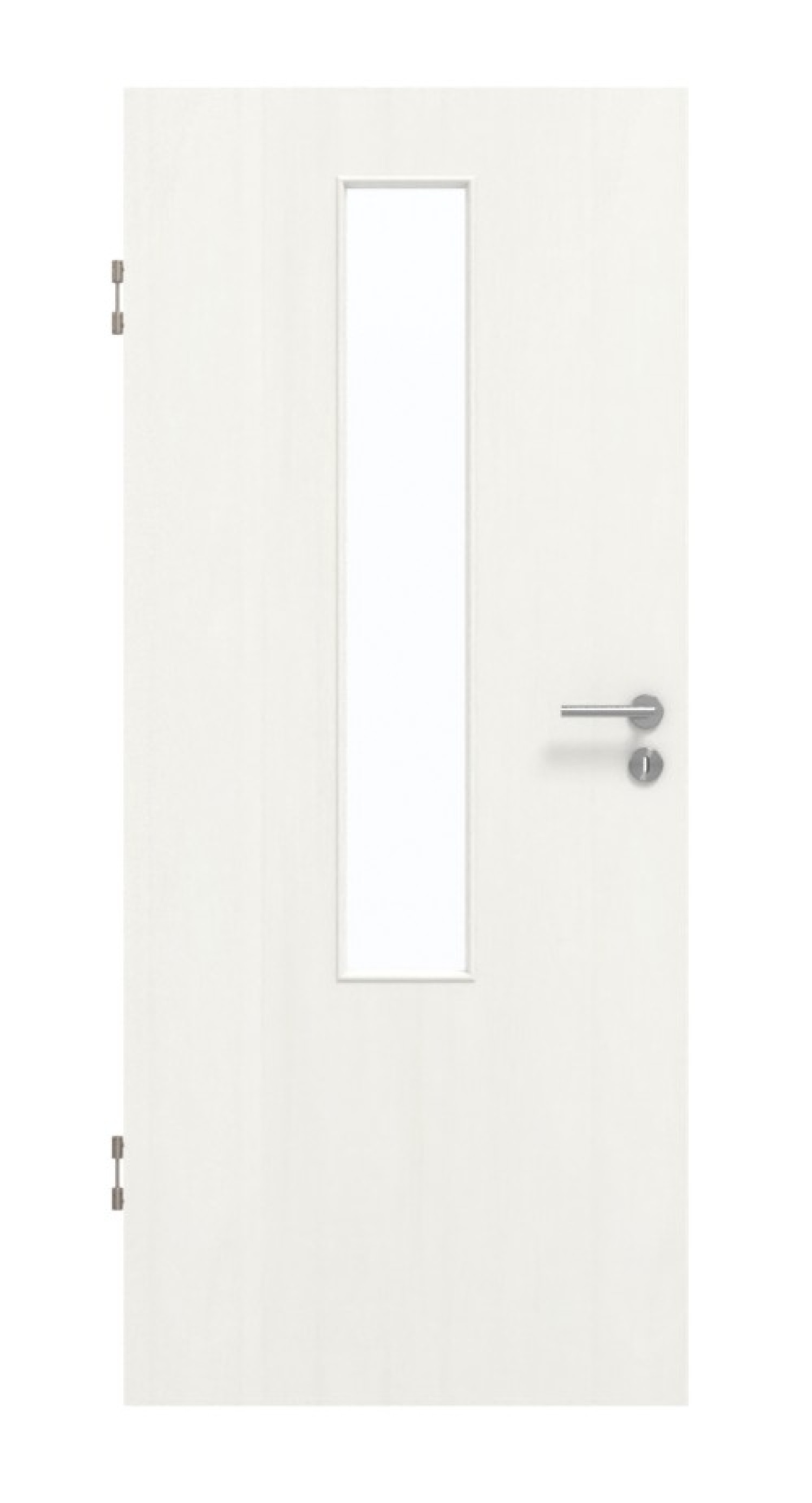 GARANT Schallschutztür Authentic Bianco CePaL mit Lichtausschnitt LA-5 mittig