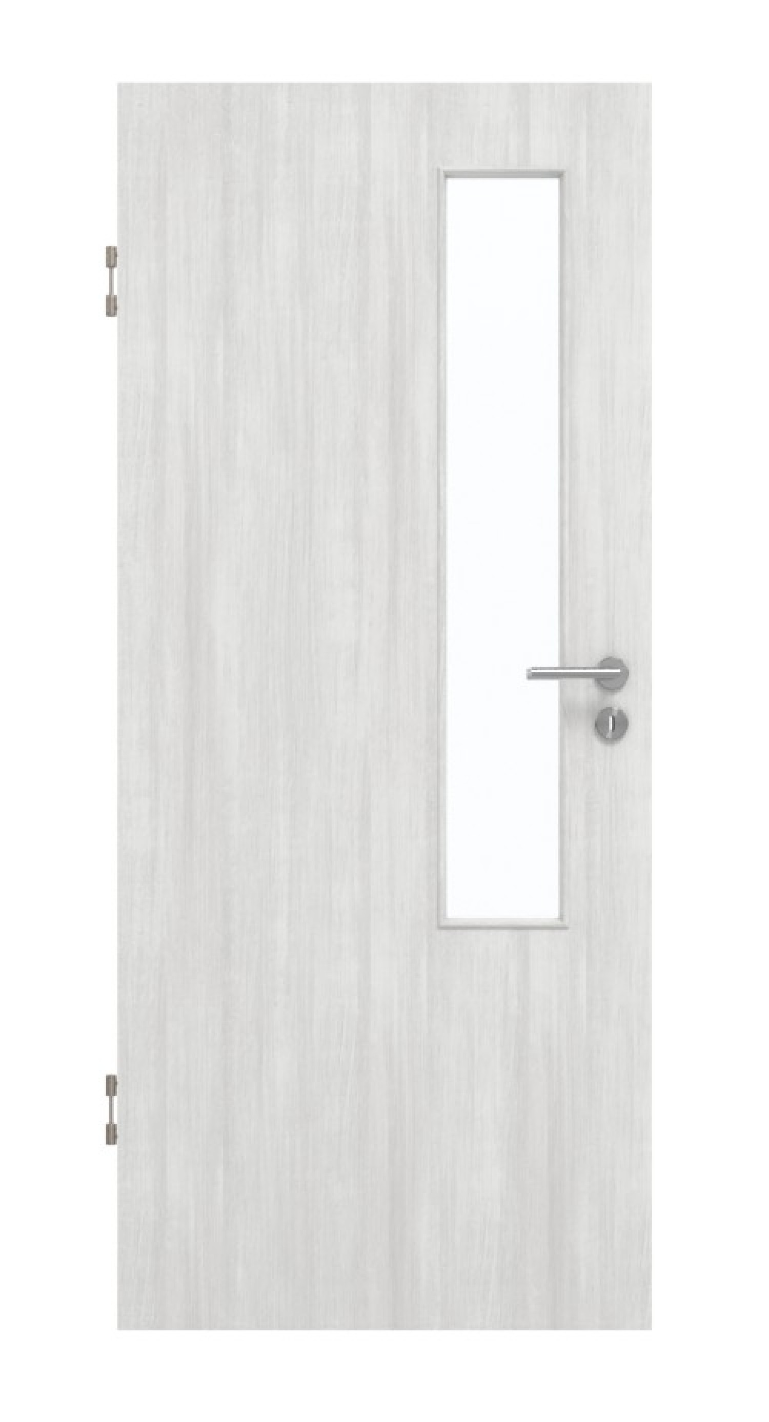 GARANT Schallschutztür Authentic Grigio CePaL mit Lichtausschnitt LA-5 schlossseitig