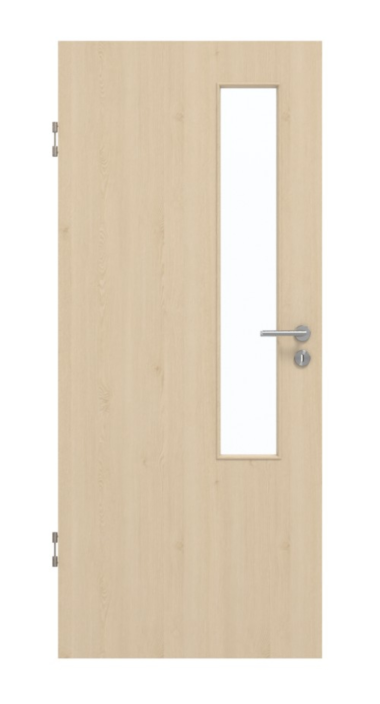 GARANT Schallschutztür Authentic Sand GCK08 mit Lichtausschnitt LA-5 schlossseitig